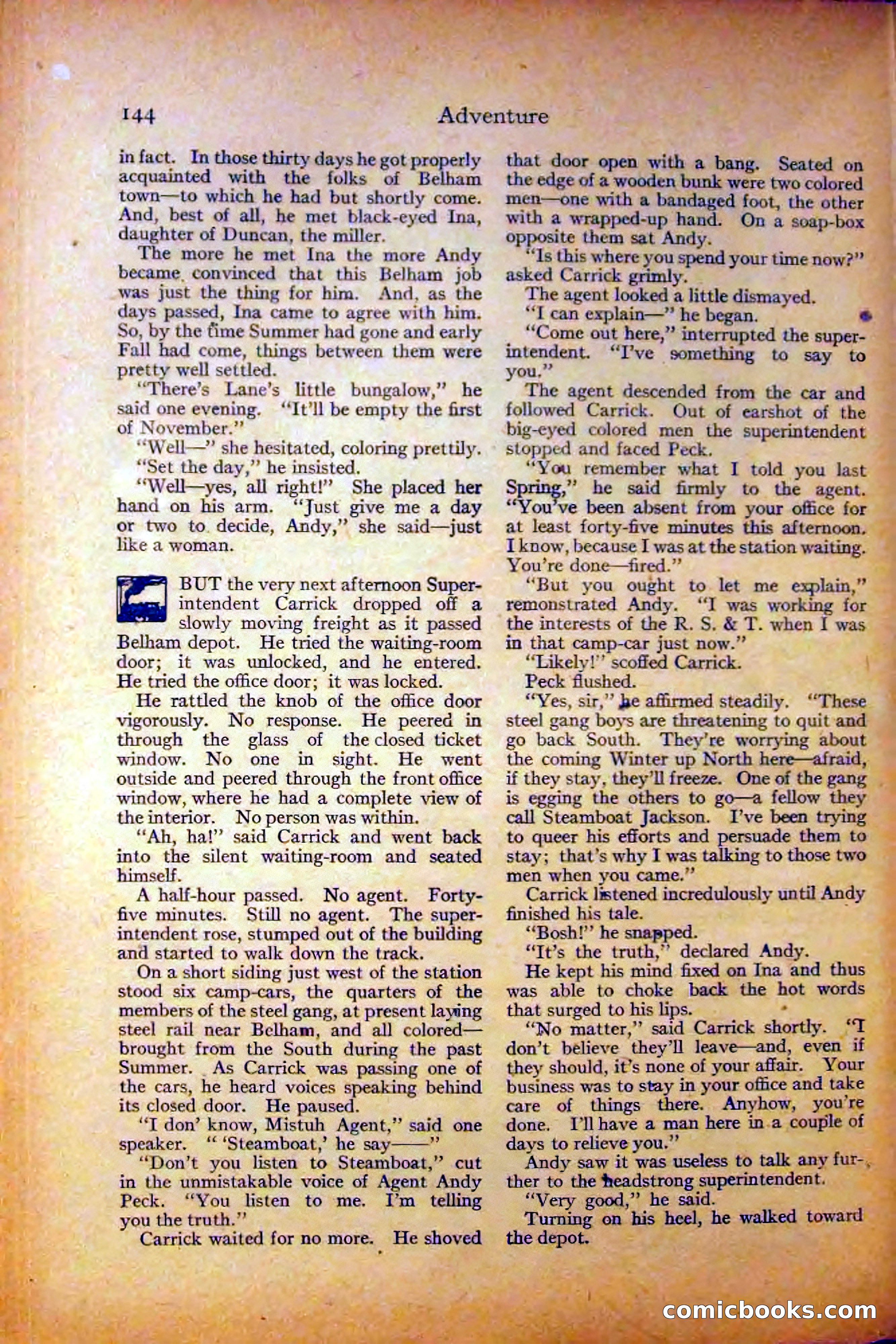 Adventure, August 3, 1919 — page 154 of 204