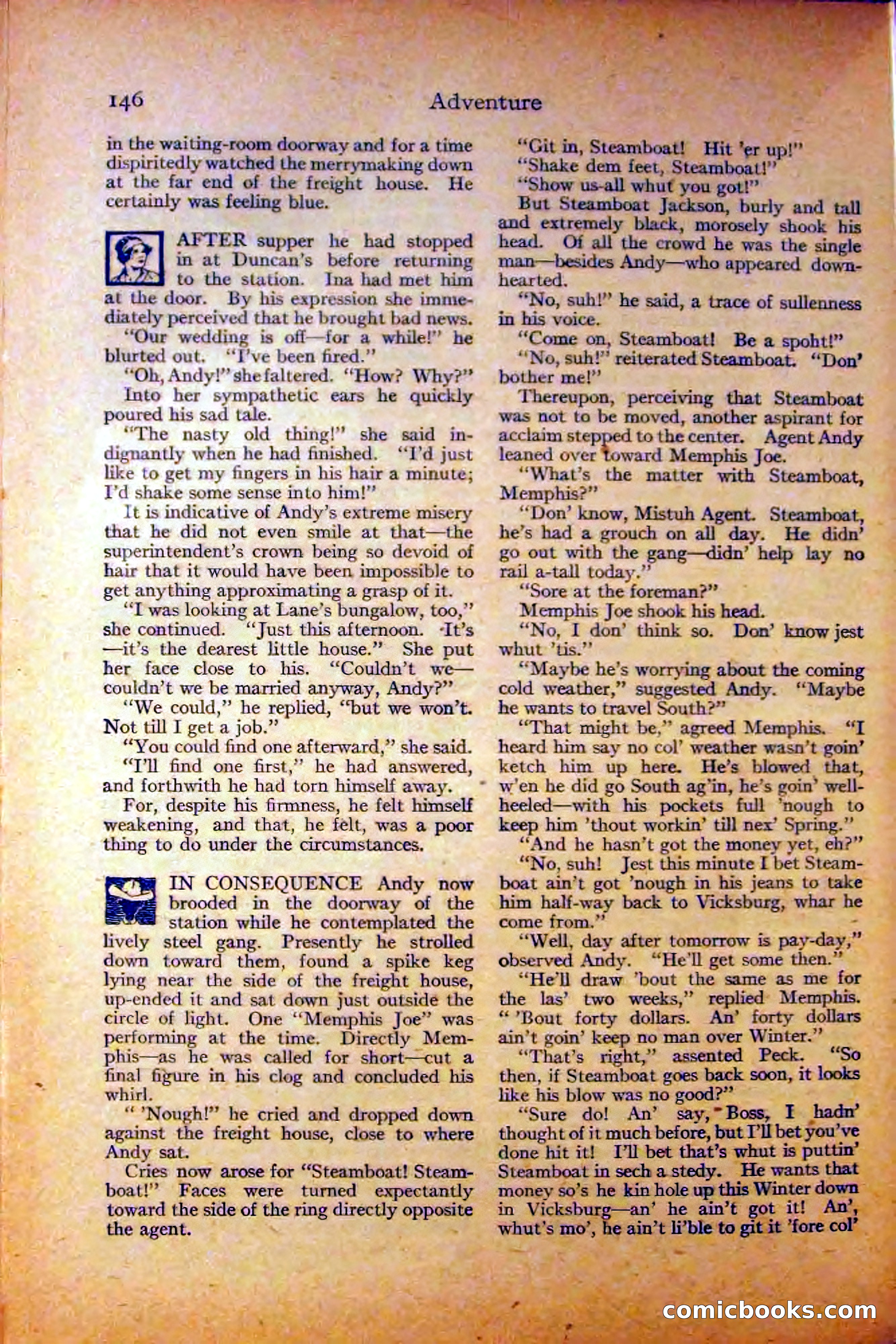 Adventure, August 3, 1919 — page 156 of 204