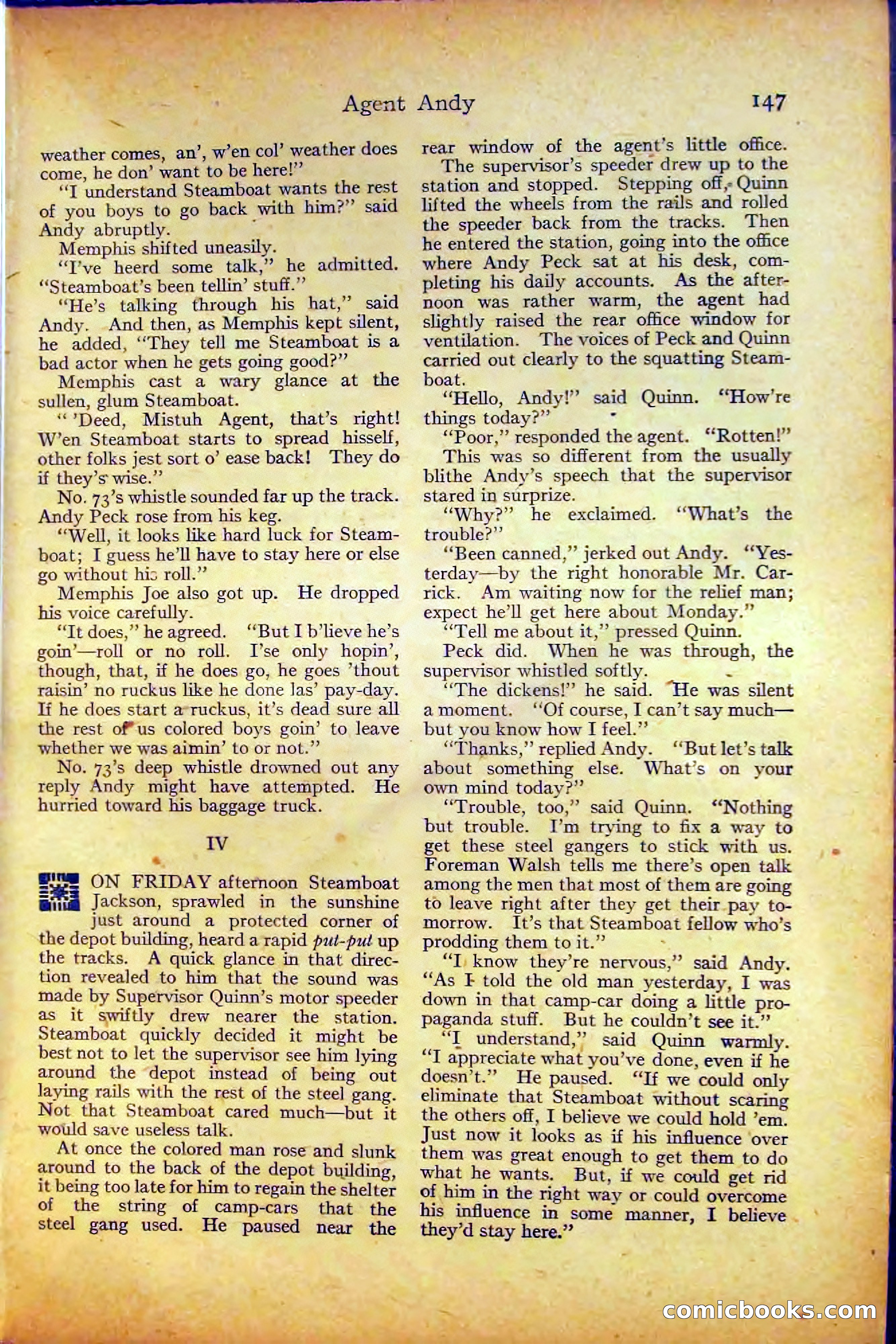 Adventure, August 3, 1919 — page 157 of 204