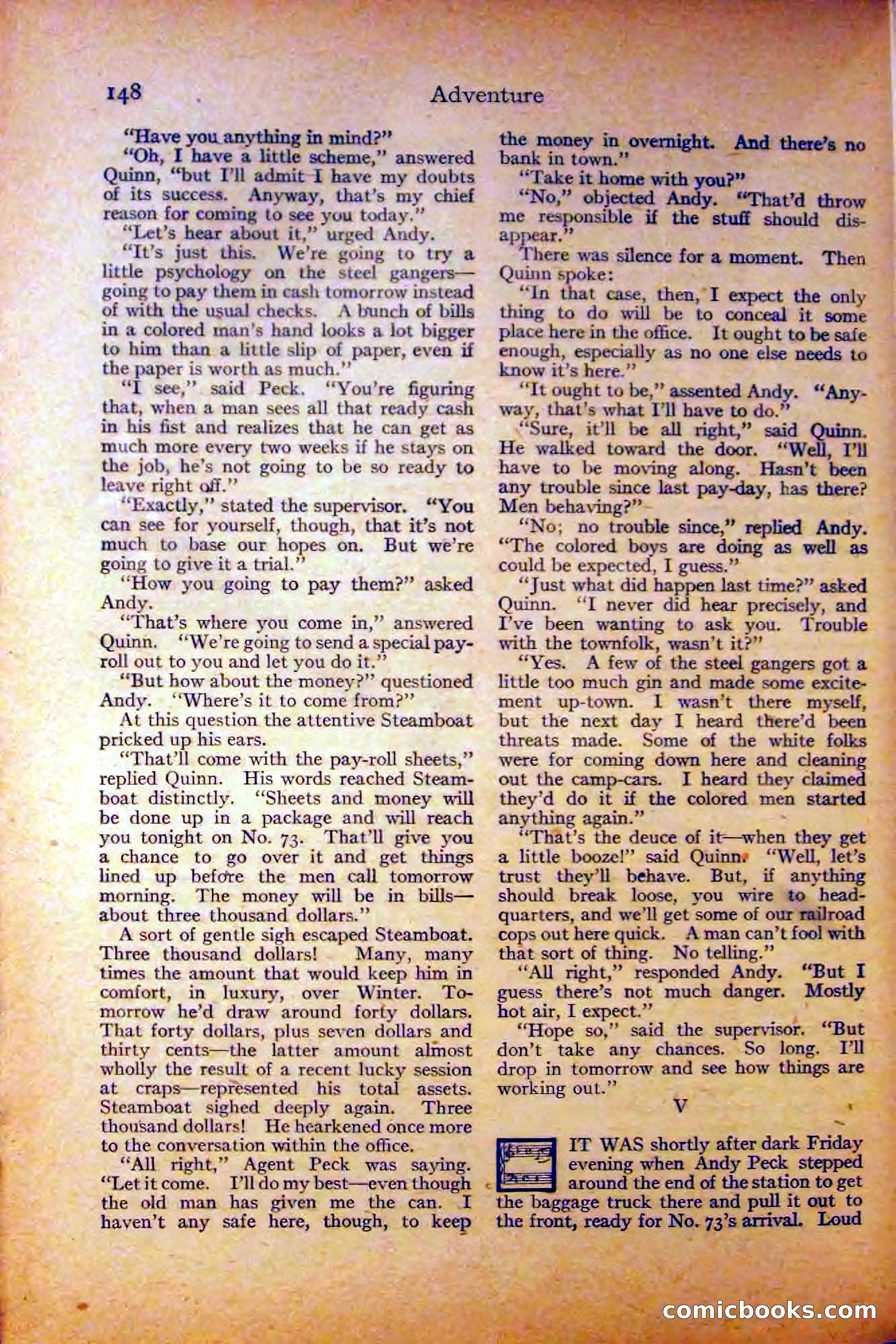 Adventure, August 3, 1919 — page 158 of 204
