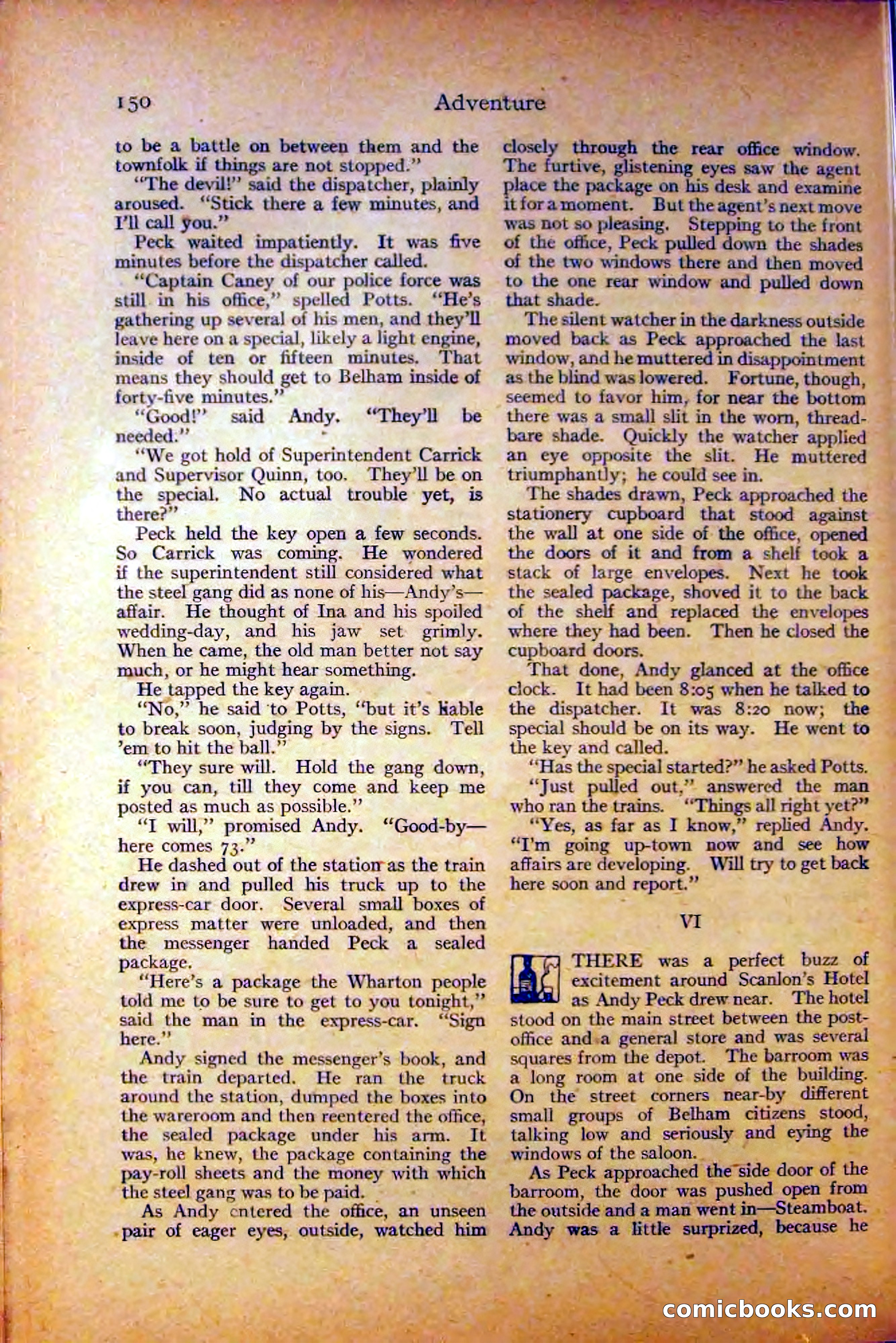 Adventure, August 3, 1919 — page 160 of 204