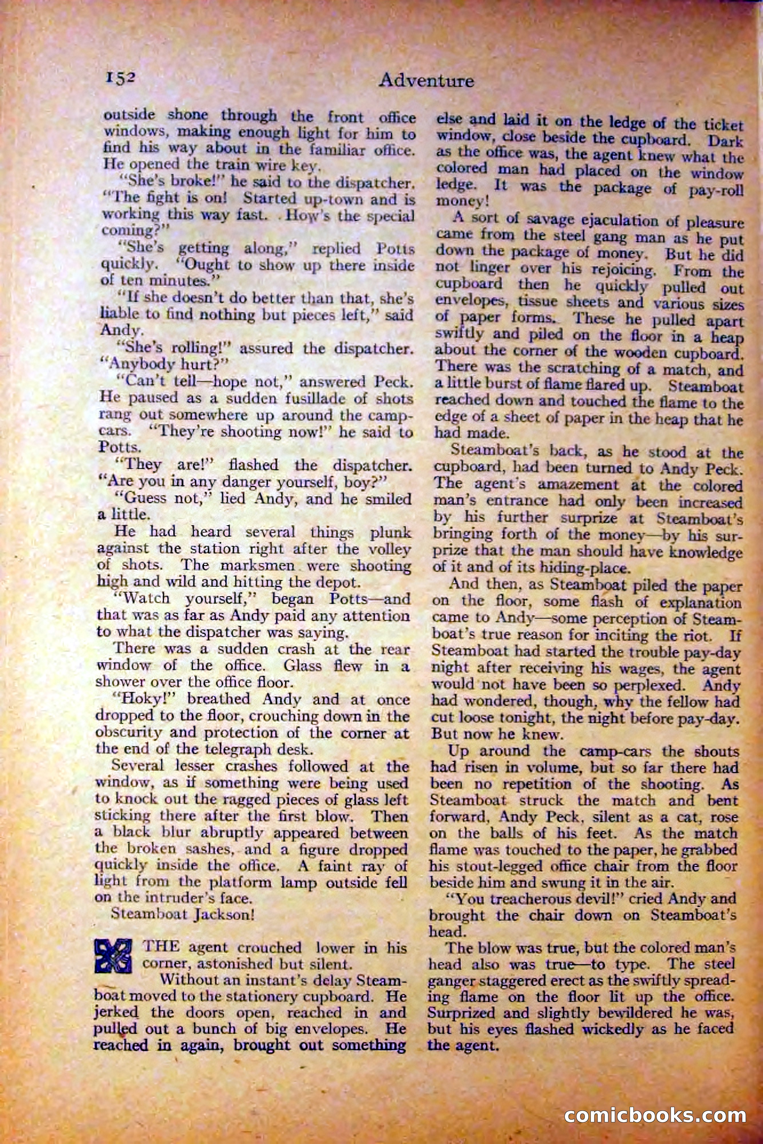 Adventure, August 3, 1919 — page 162 of 204
