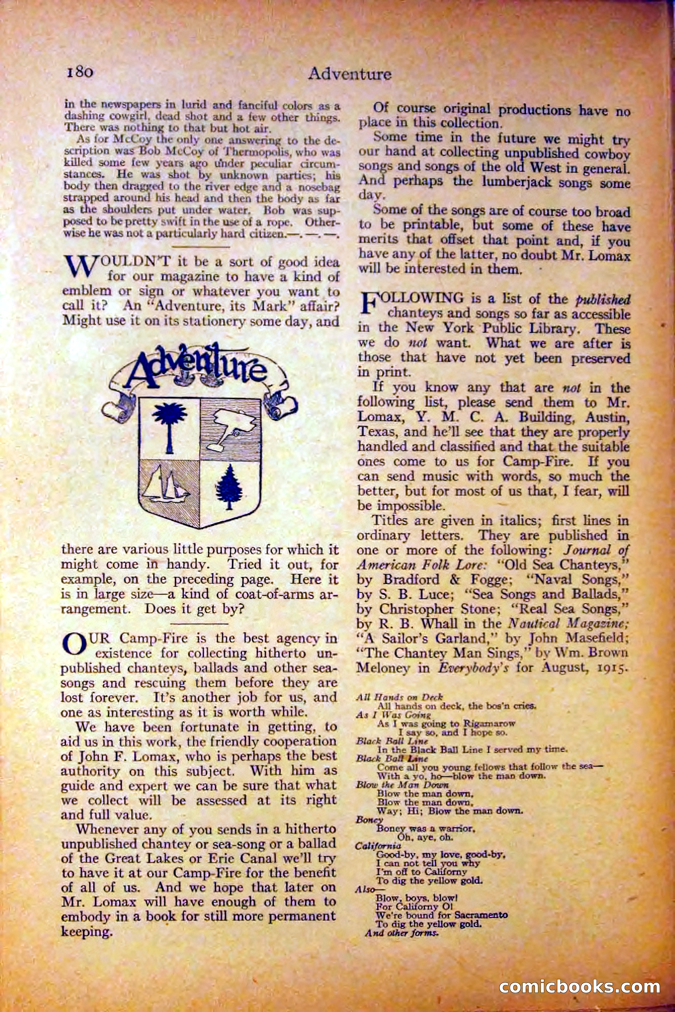 Adventure, August 3, 1919 — page 190 of 204