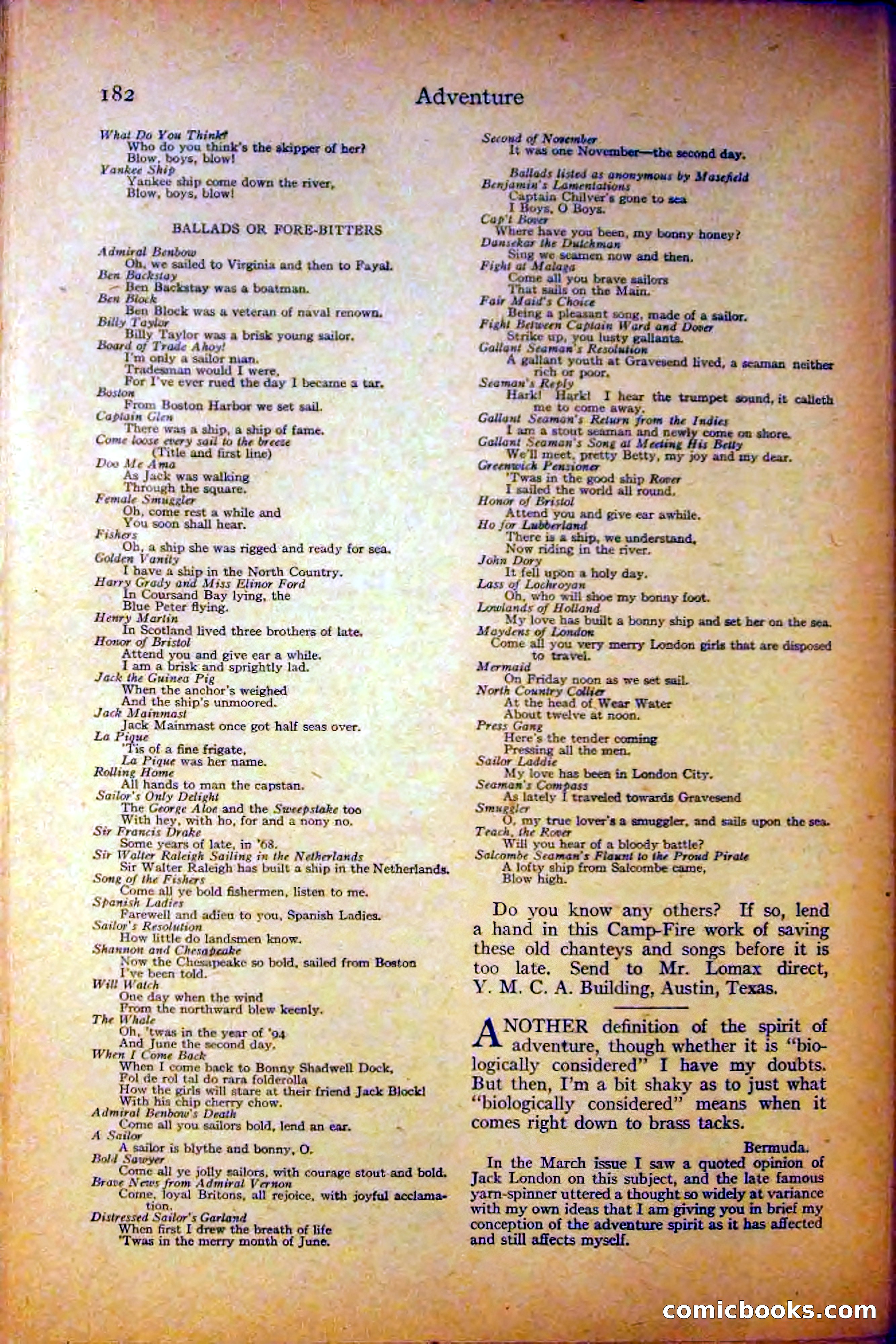 Adventure, August 3, 1919 — page 192 of 204