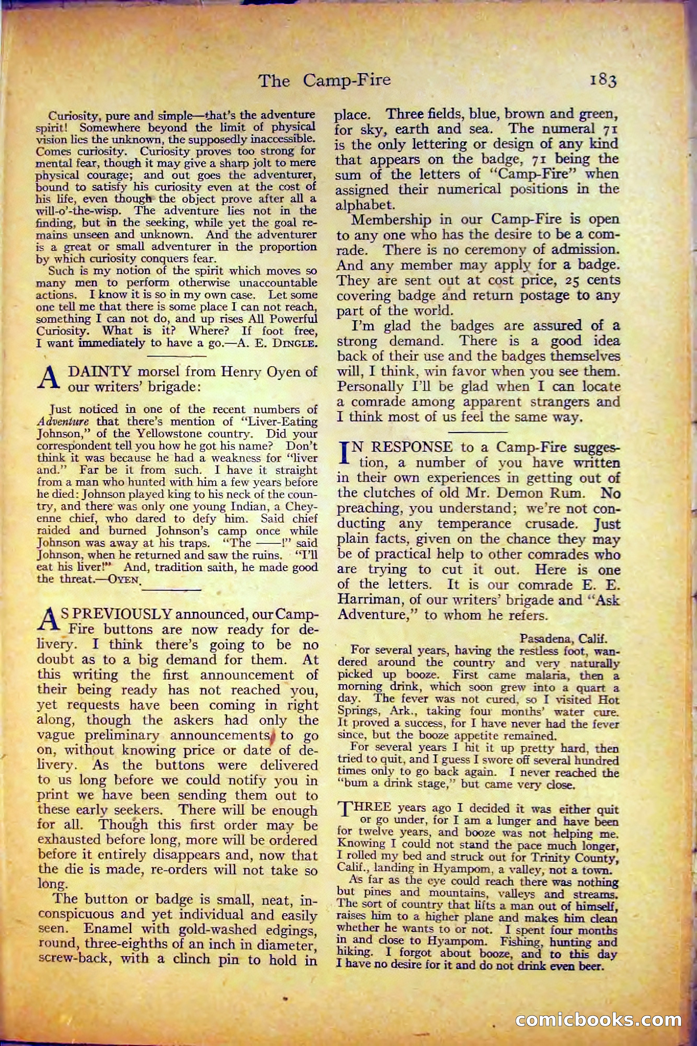Adventure, August 3, 1919 — page 193 of 204