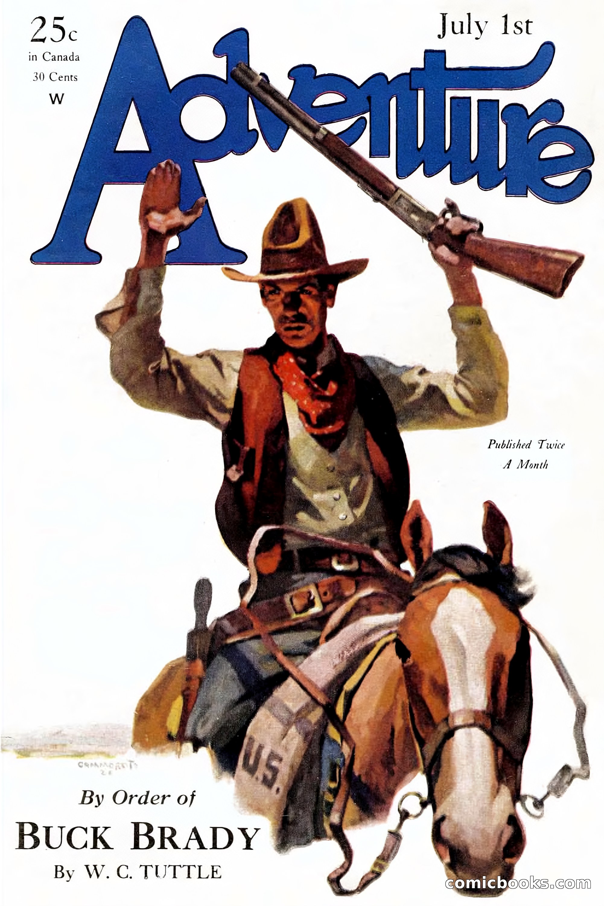 Adventure, July 1, 1928 — page 1 of 200