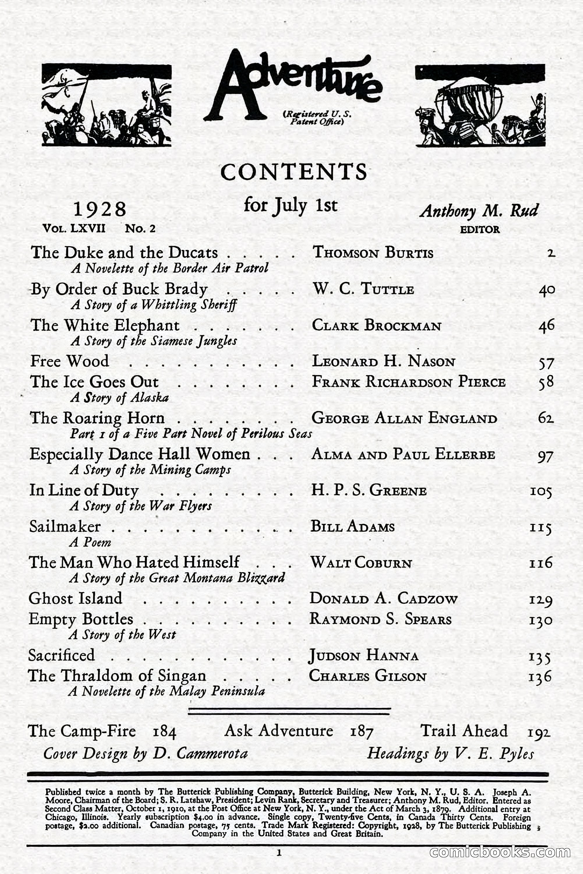 Adventure, July 1, 1928 — page 7 of 200
