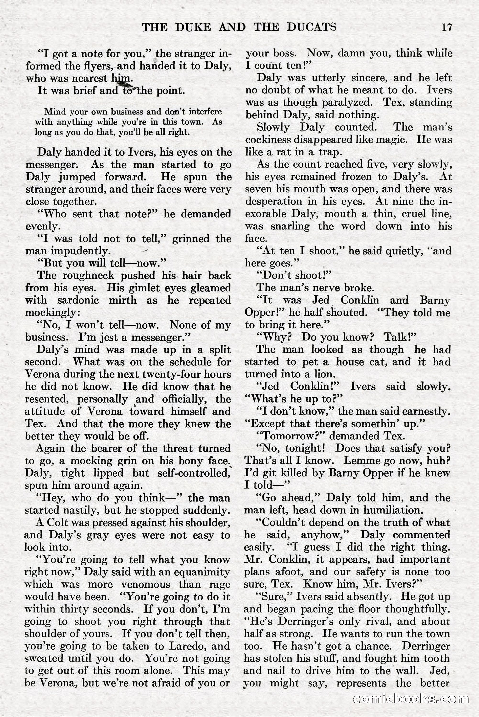 Adventure, July 1, 1928 — page 23 of 200