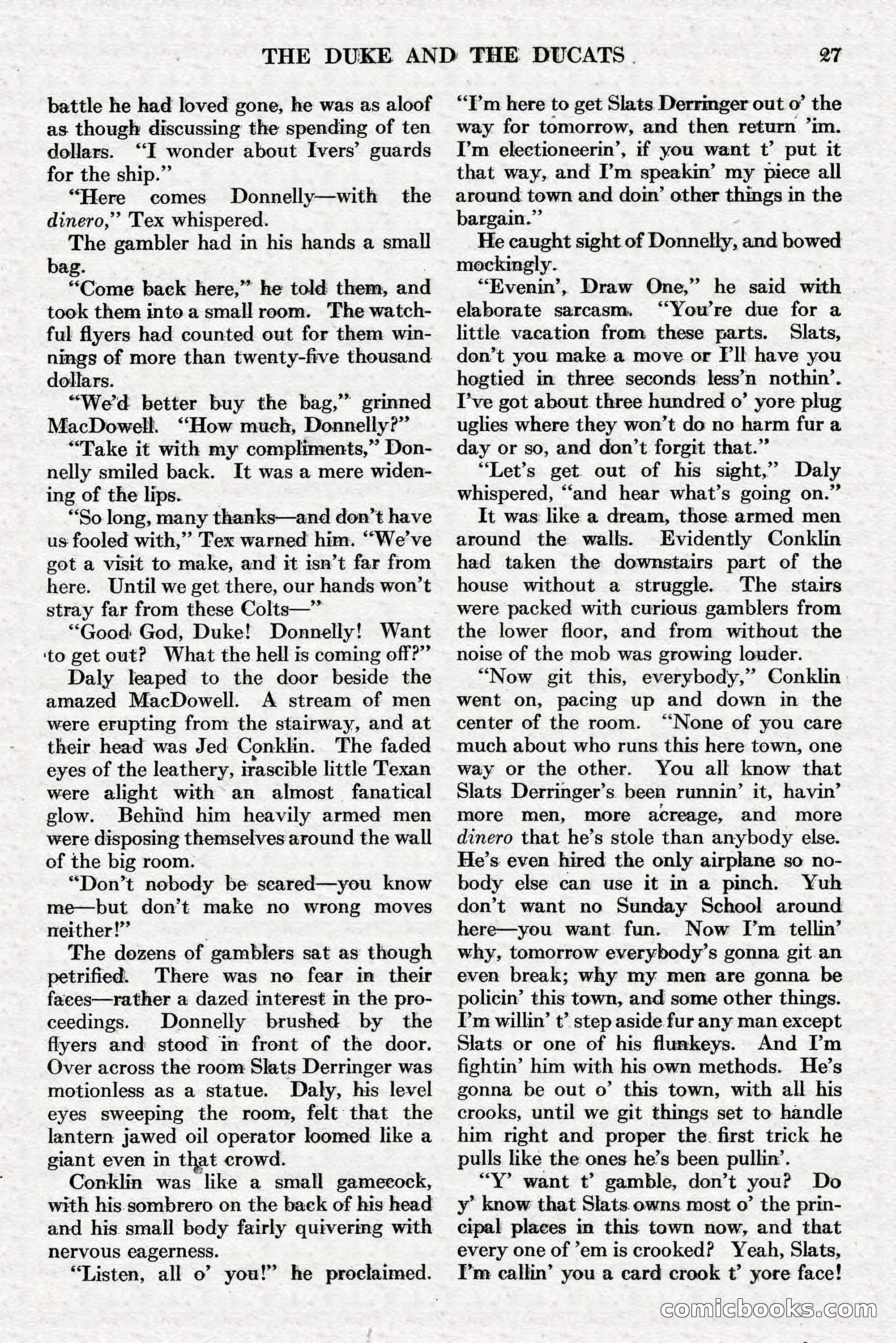 Adventure, July 1, 1928 — page 33 of 200