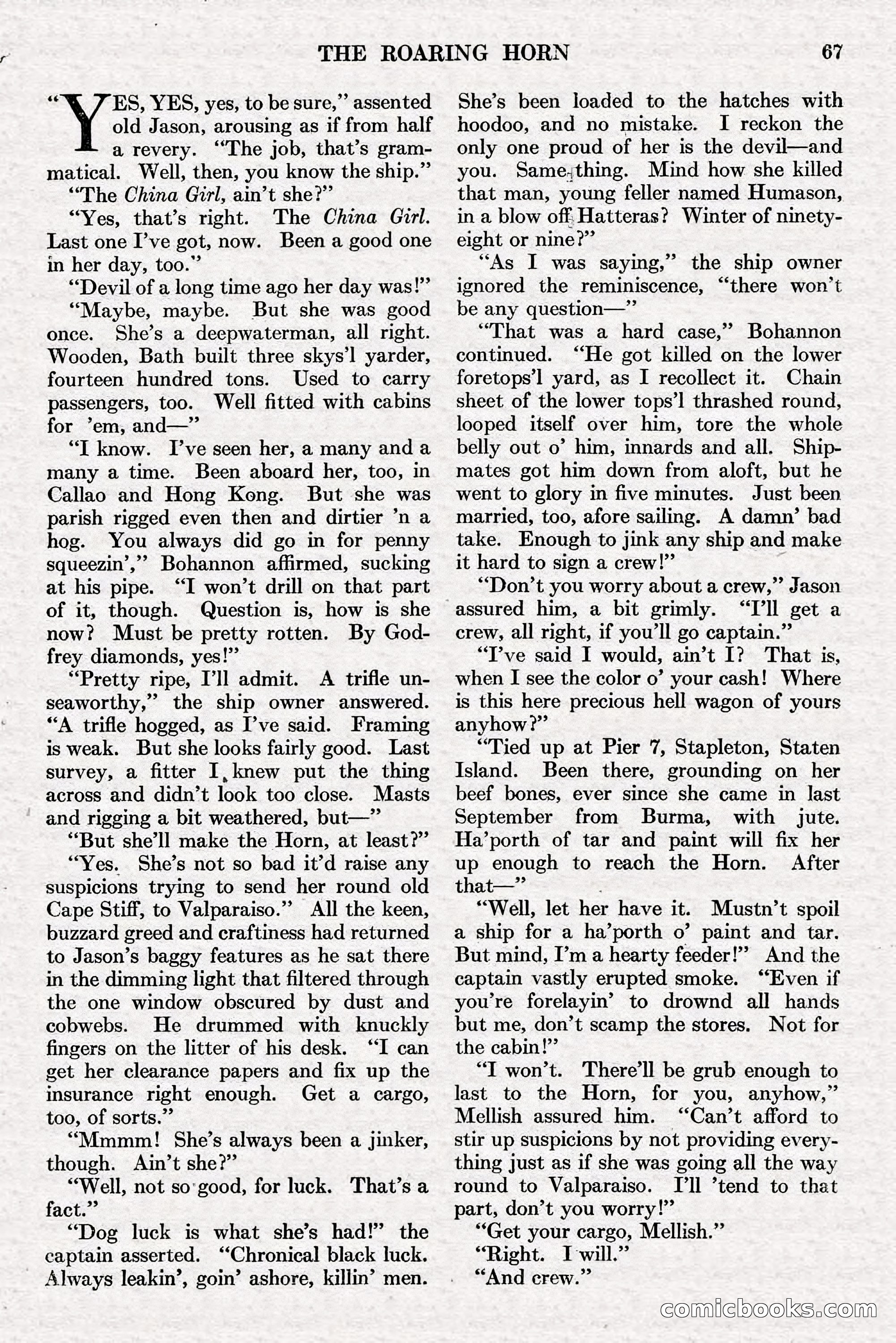 Adventure, July 1, 1928 — page 73 of 200