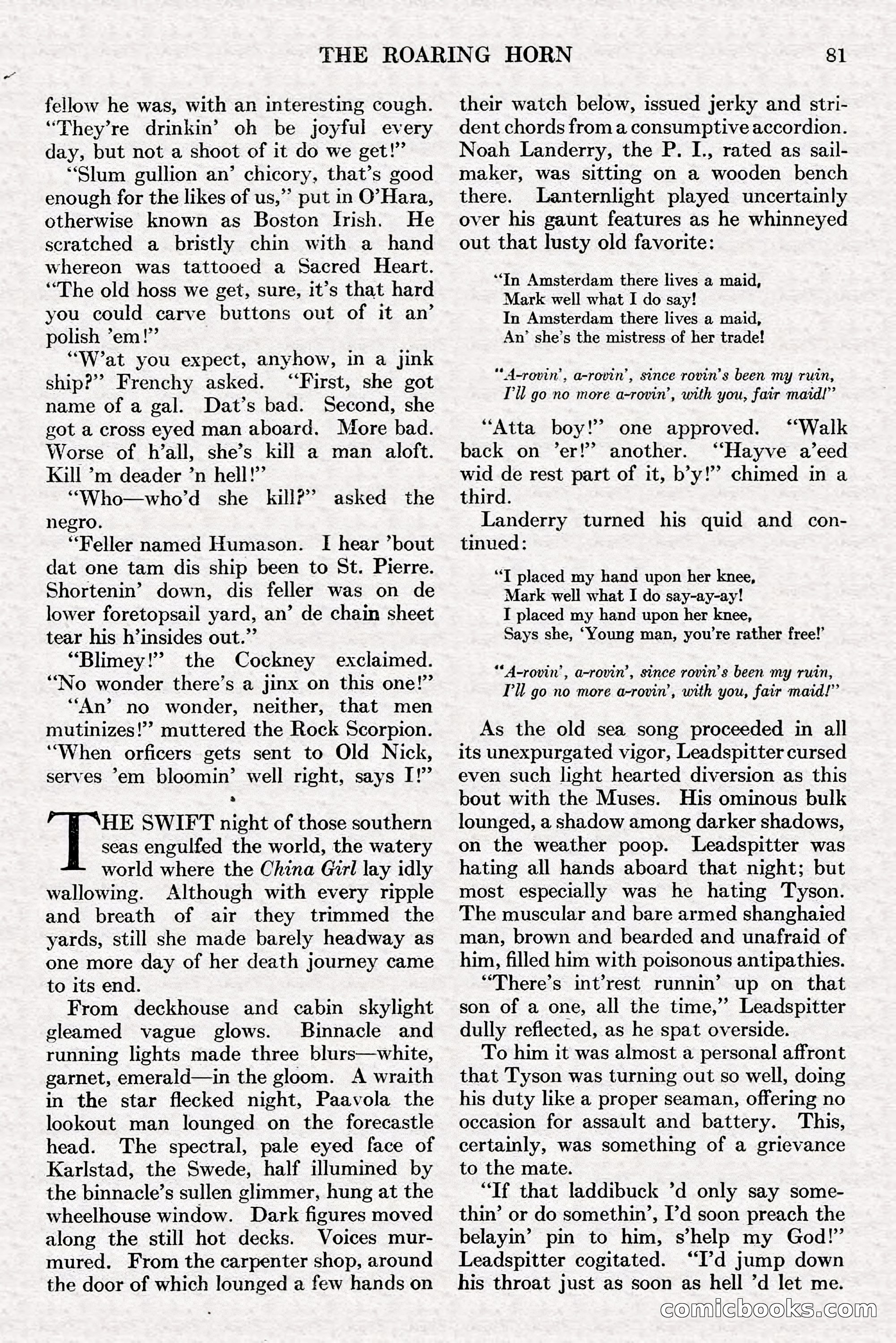 Adventure, July 1, 1928 — page 87 of 200