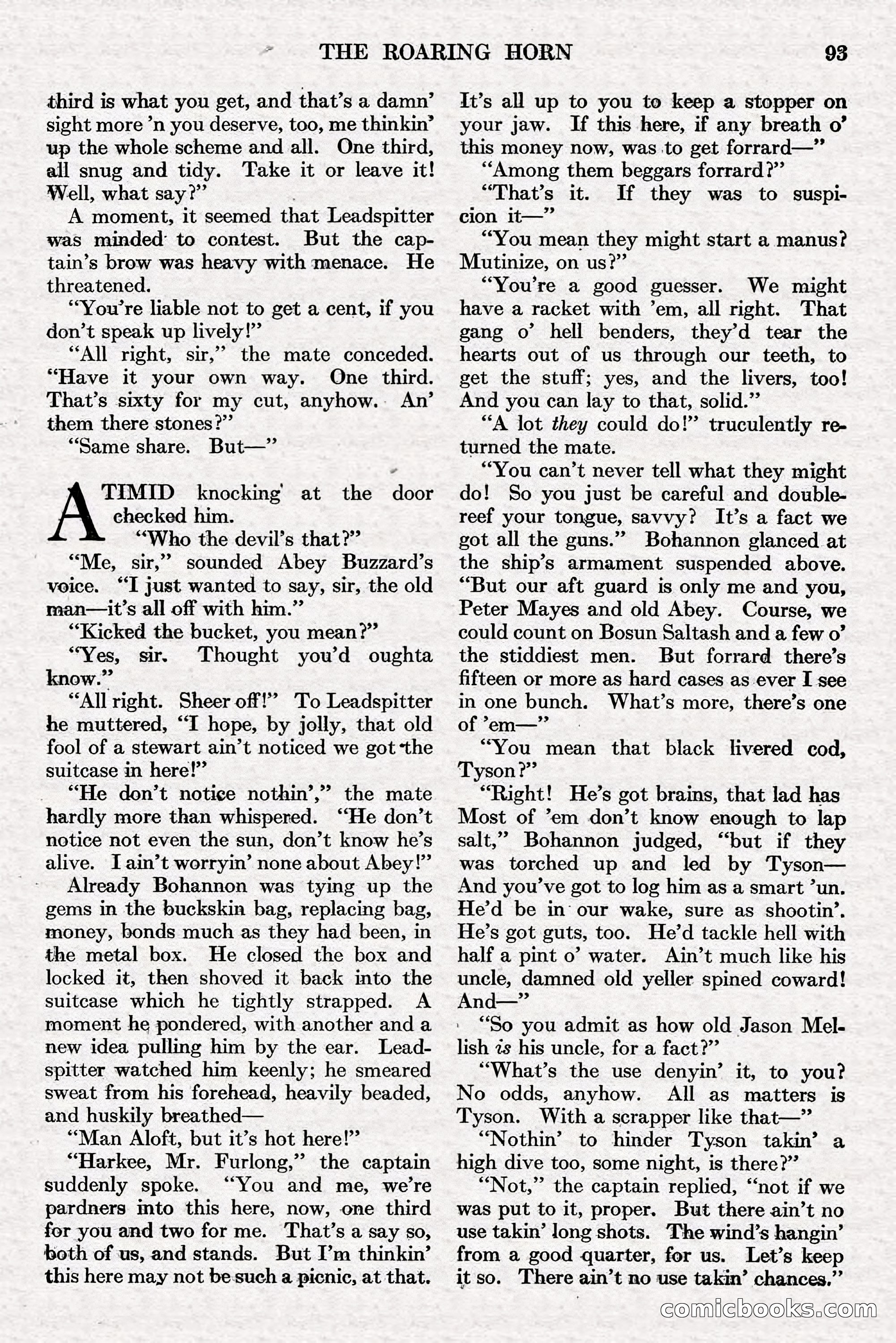 Adventure, July 1, 1928 — page 99 of 200