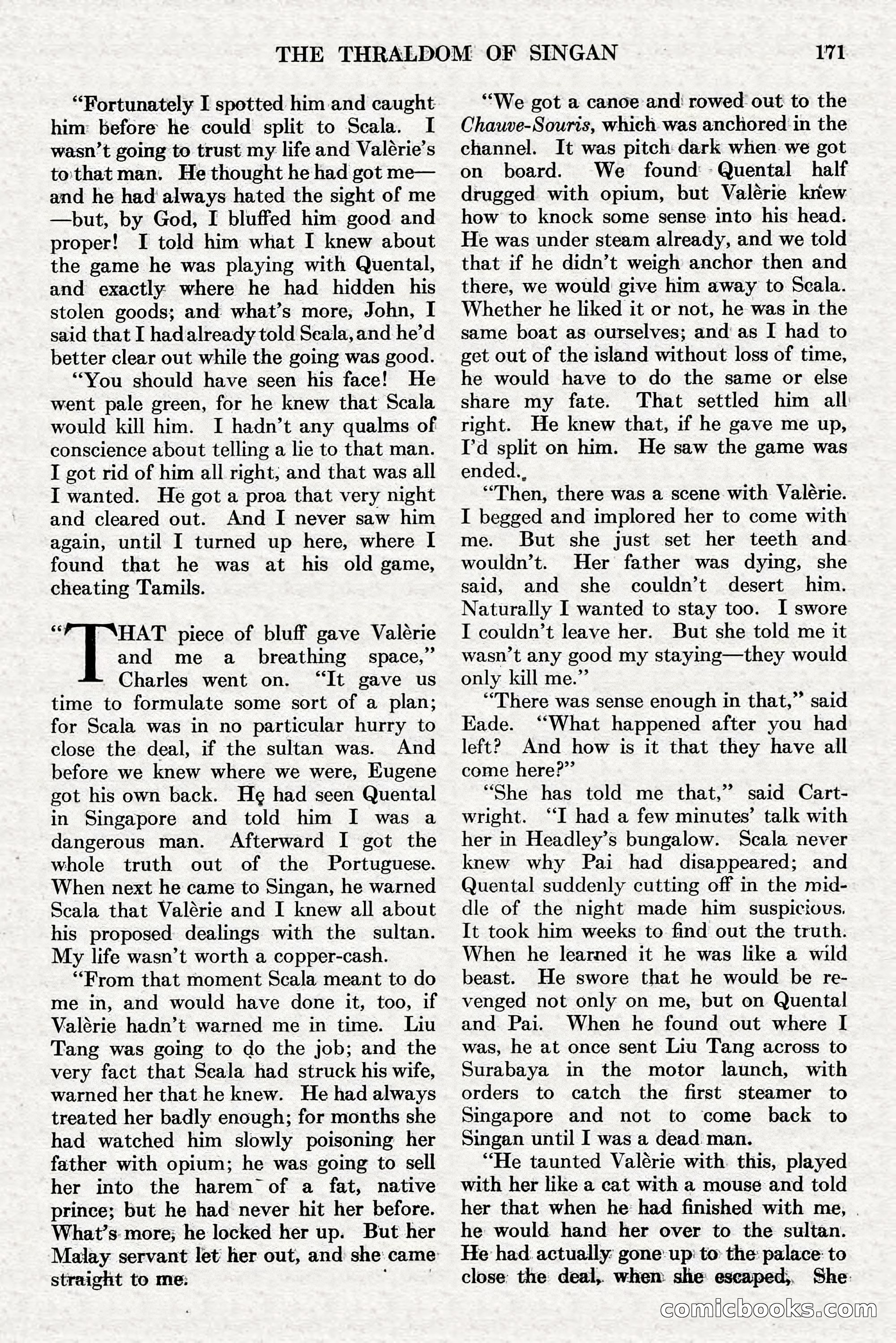 Adventure, July 1, 1928 — page 177 of 200