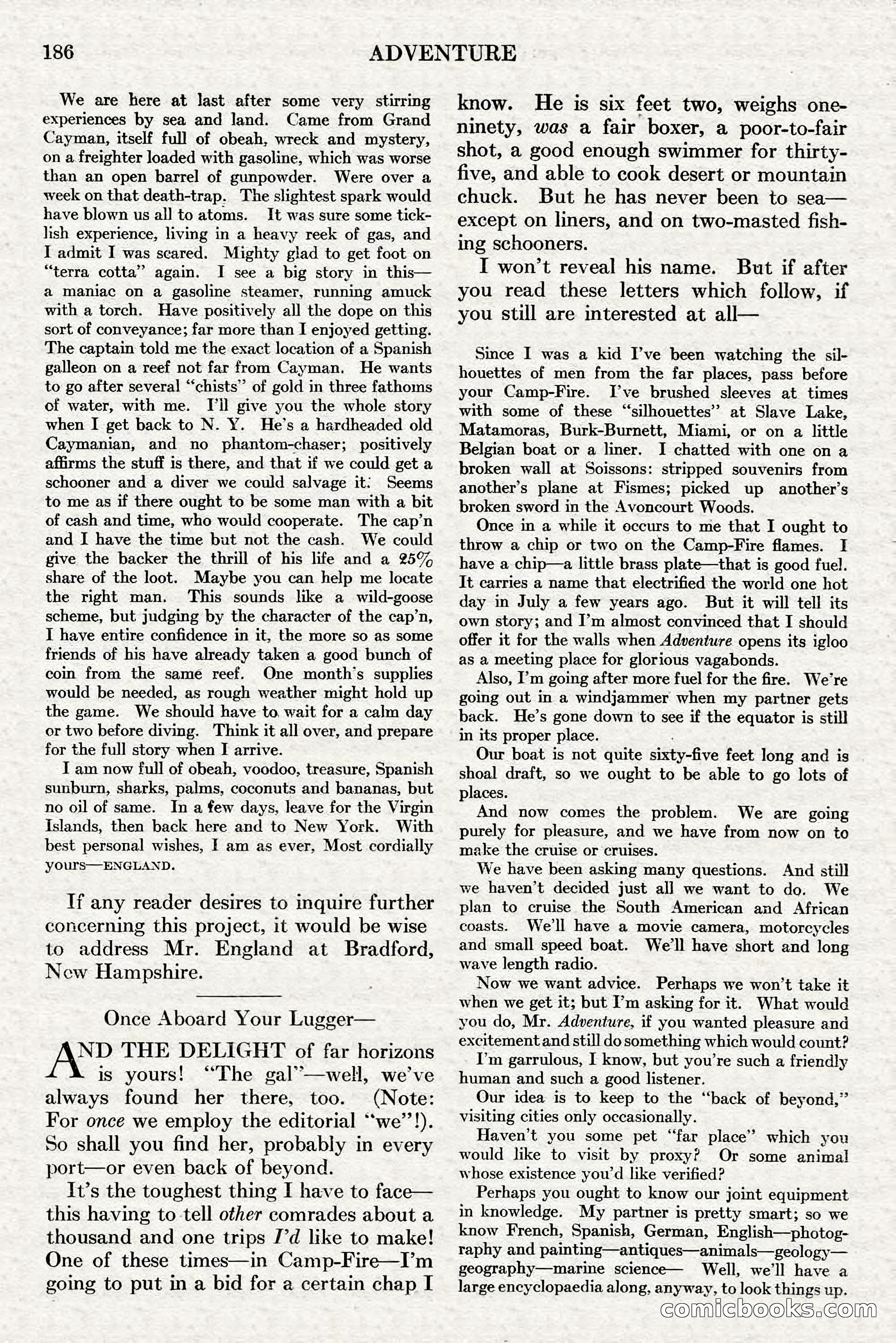 Adventure, July 1, 1928 — page 192 of 200