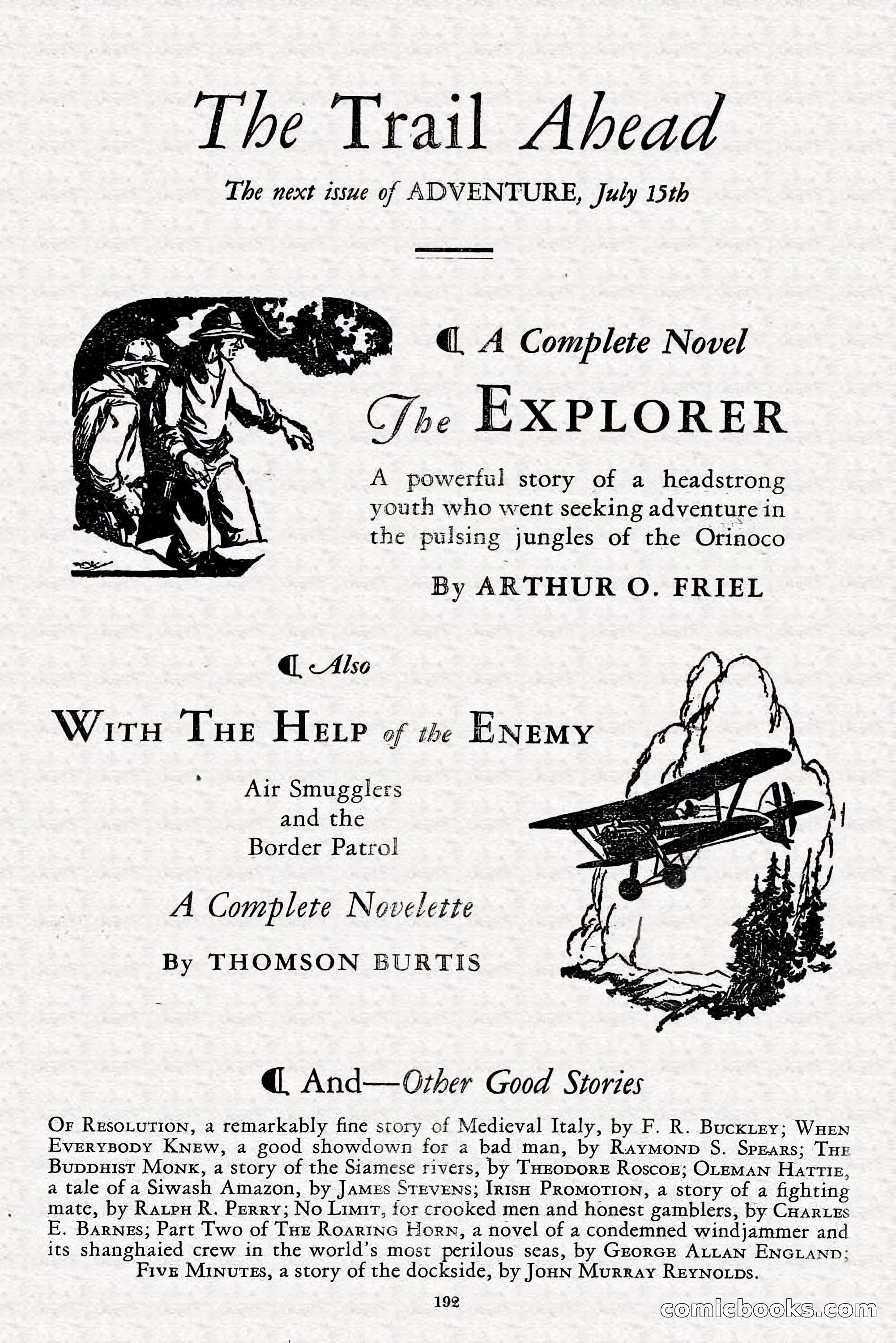 Adventure, July 1, 1928 — page 198 of 200