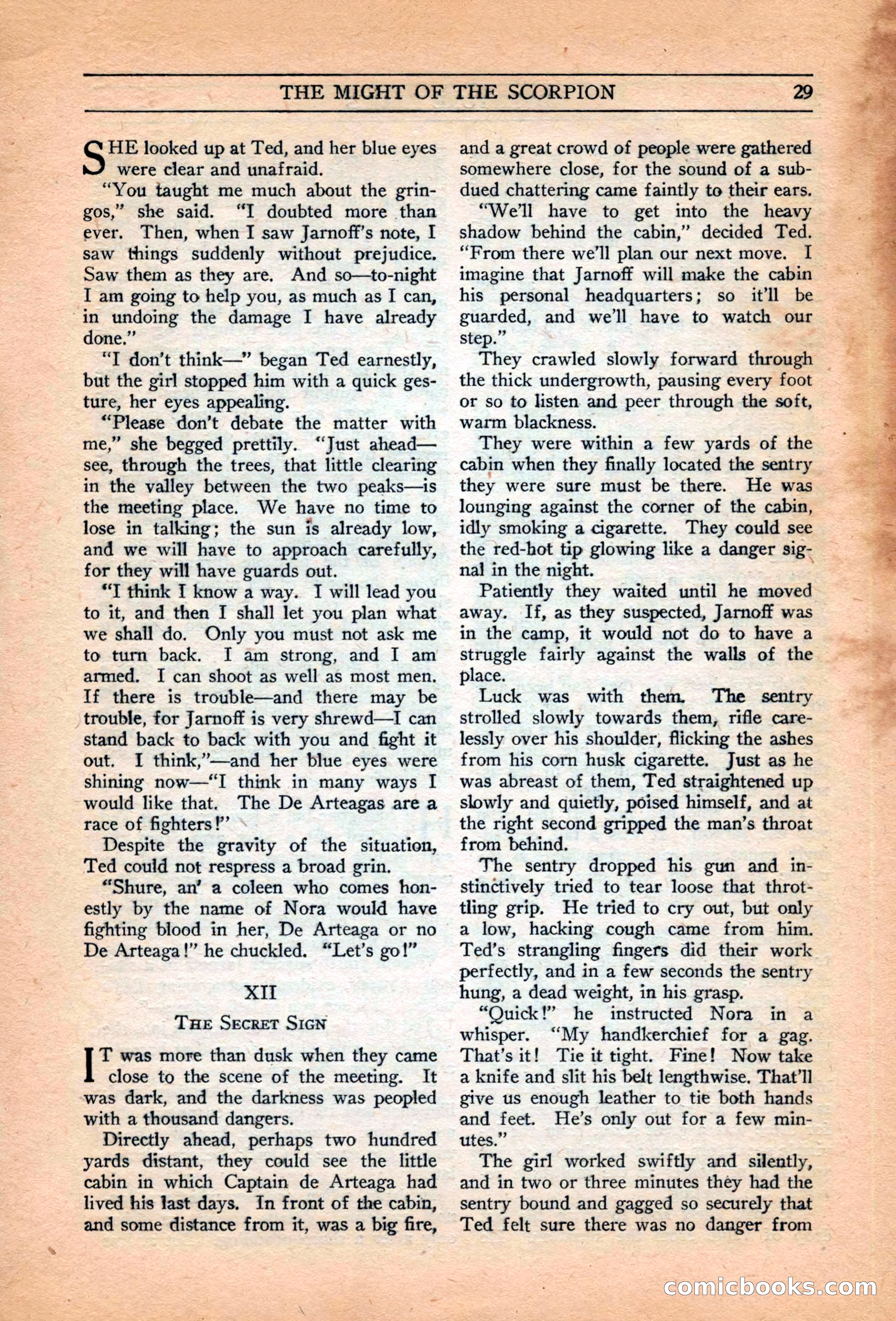 Adventure Trails, February 1929 — page 31 of 164