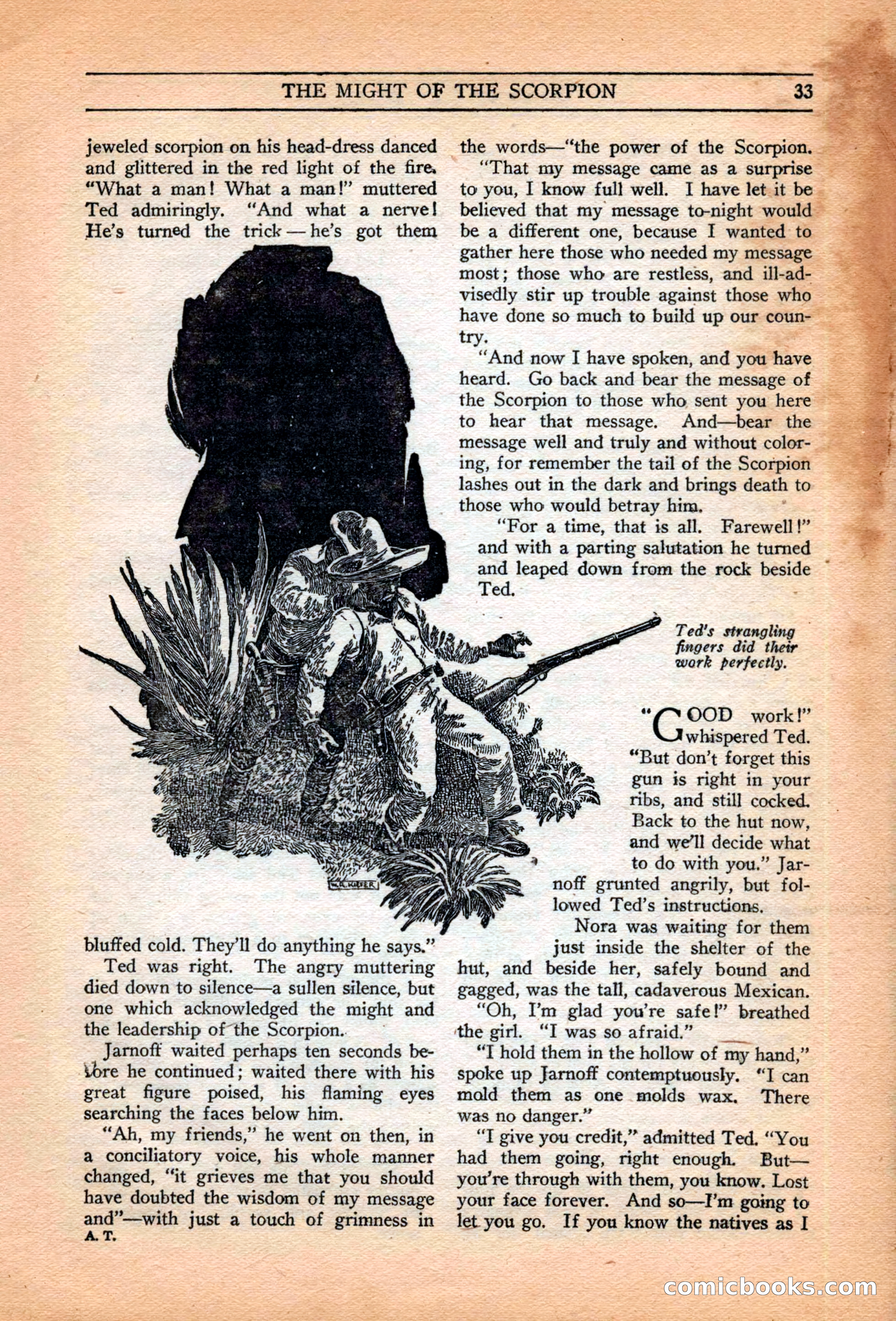 Adventure Trails, February 1929 — page 35 of 164
