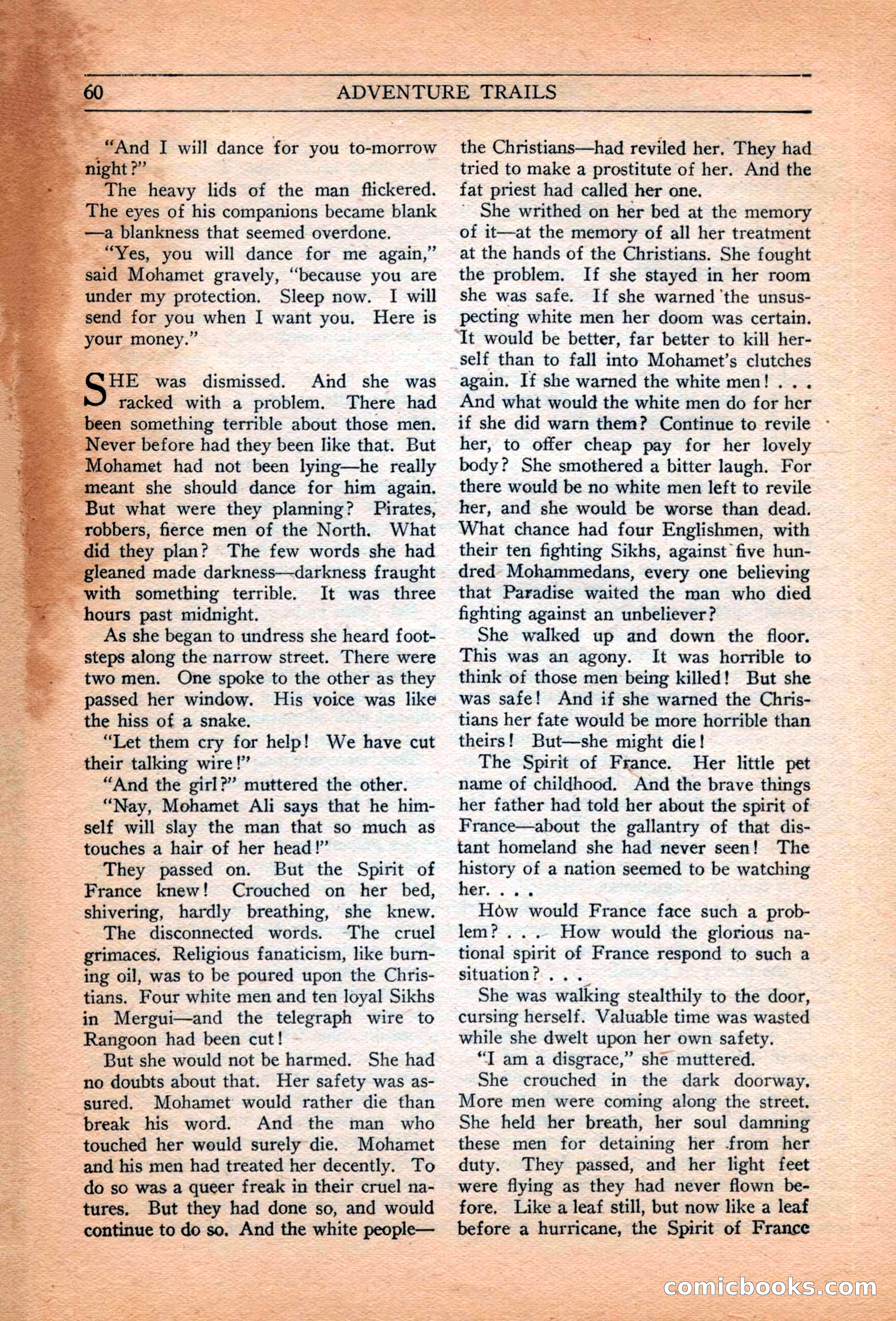 Adventure Trails, February 1929 — page 62 of 164