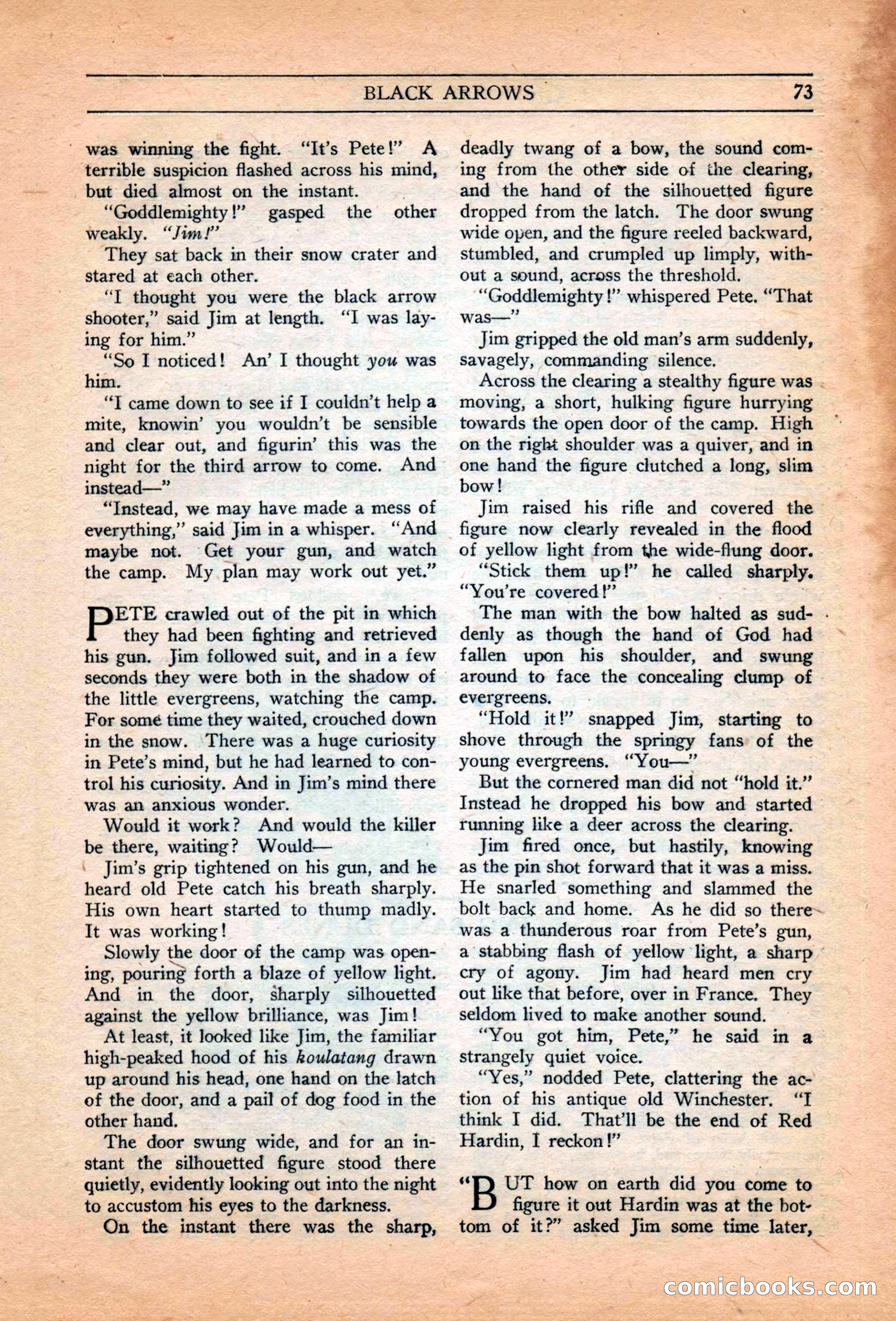 Adventure Trails, February 1929 — page 75 of 164