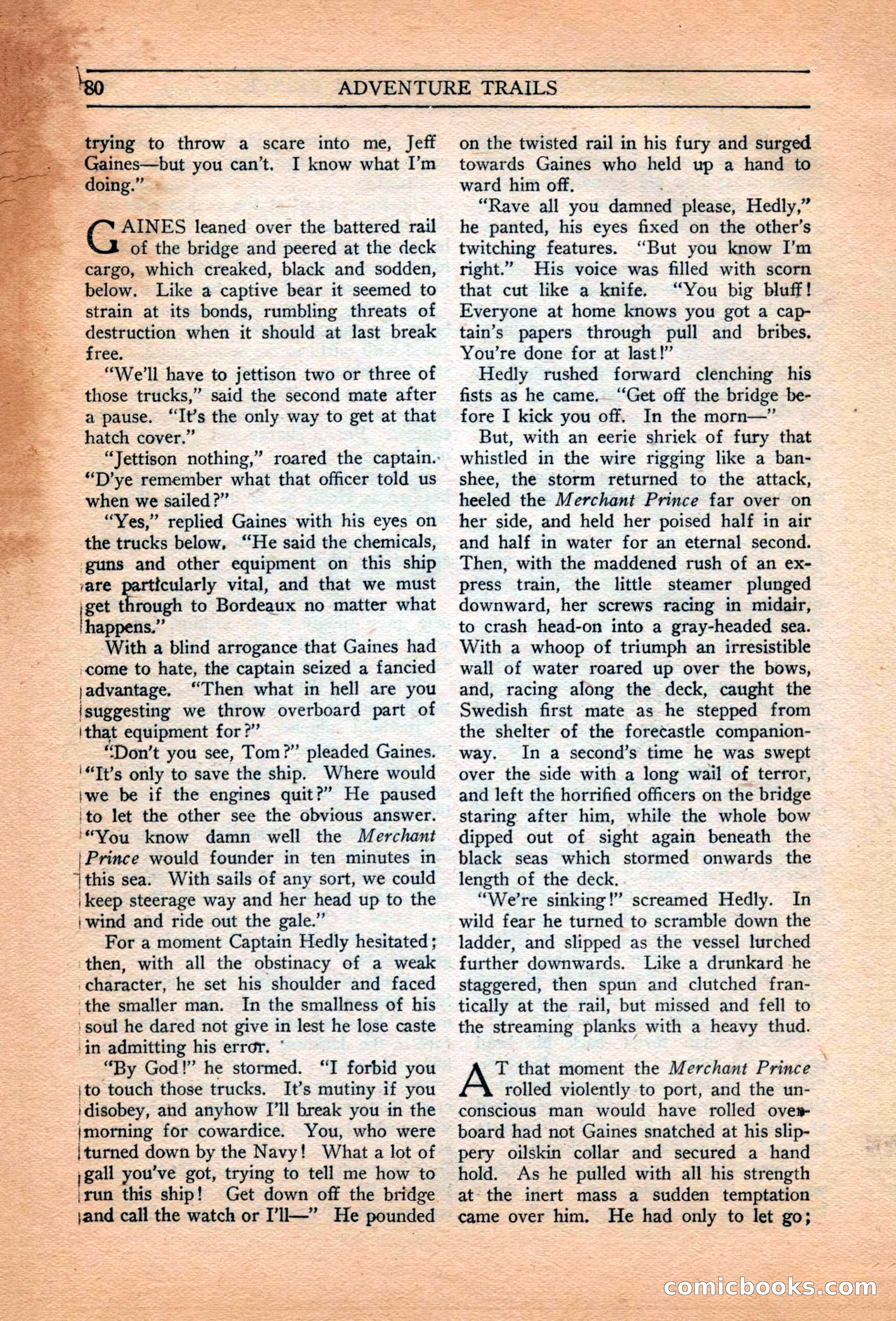 Adventure Trails, February 1929 — page 82 of 164