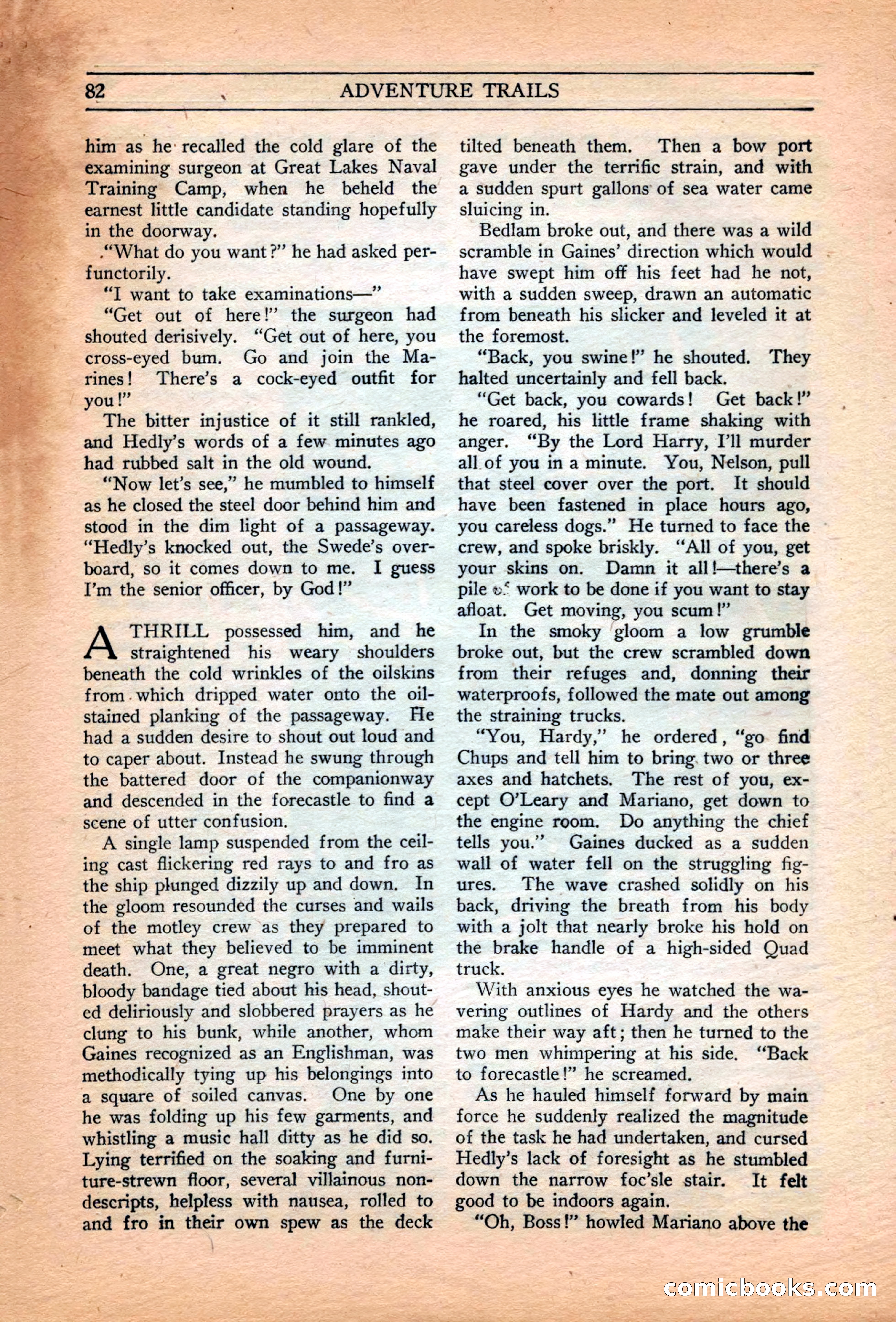Adventure Trails, February 1929 — page 84 of 164