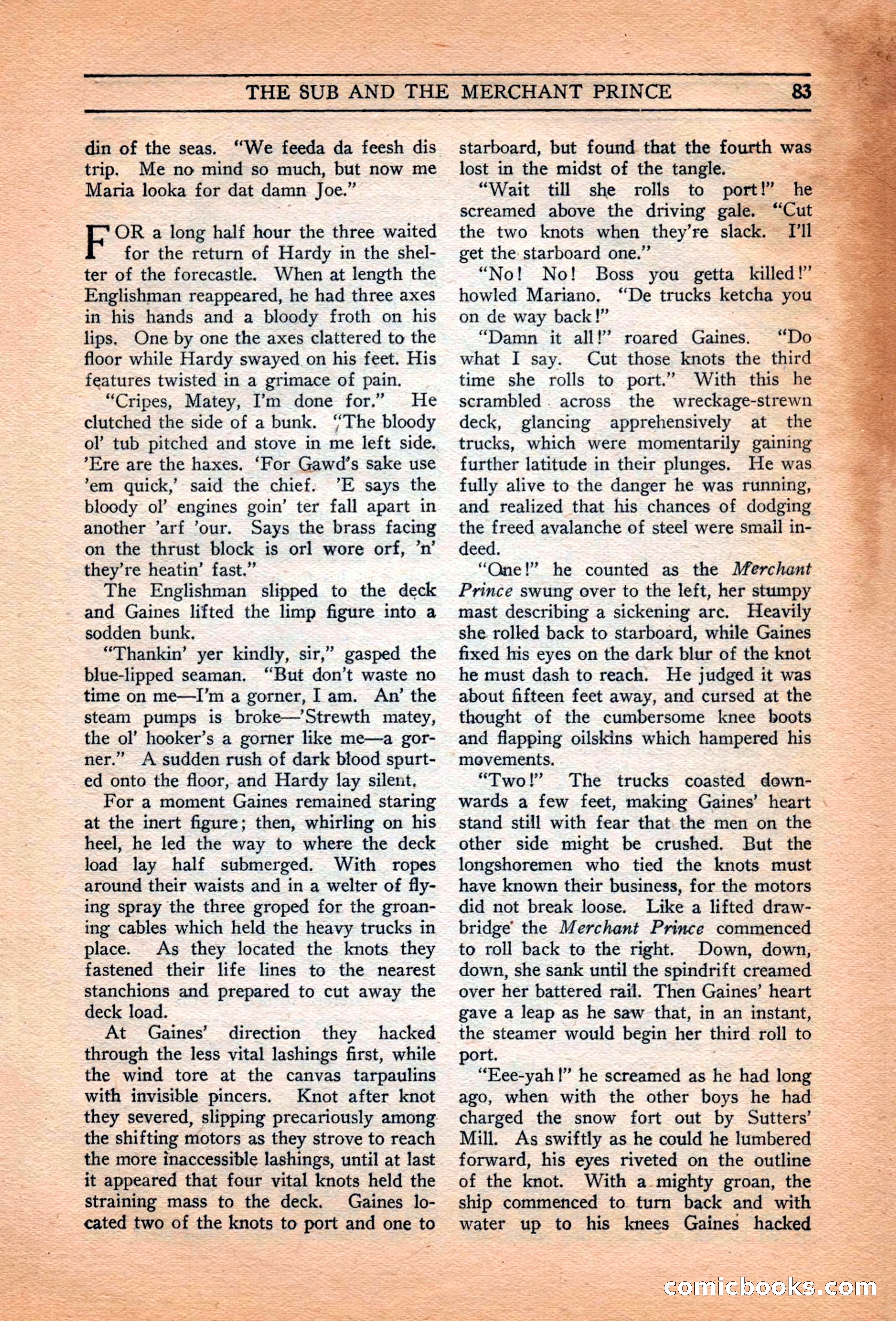 Adventure Trails, February 1929 — page 85 of 164