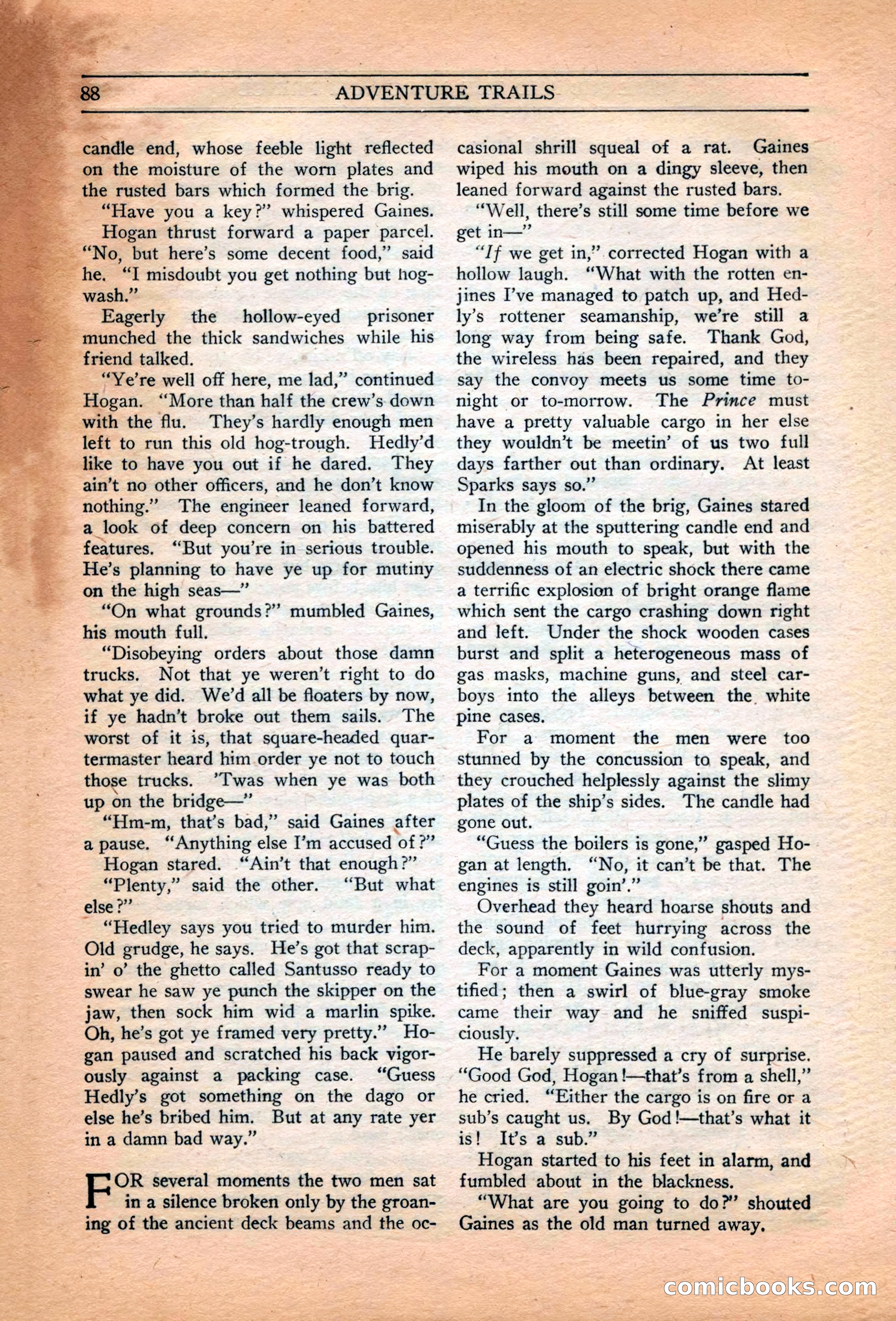 Adventure Trails, February 1929 — page 90 of 164