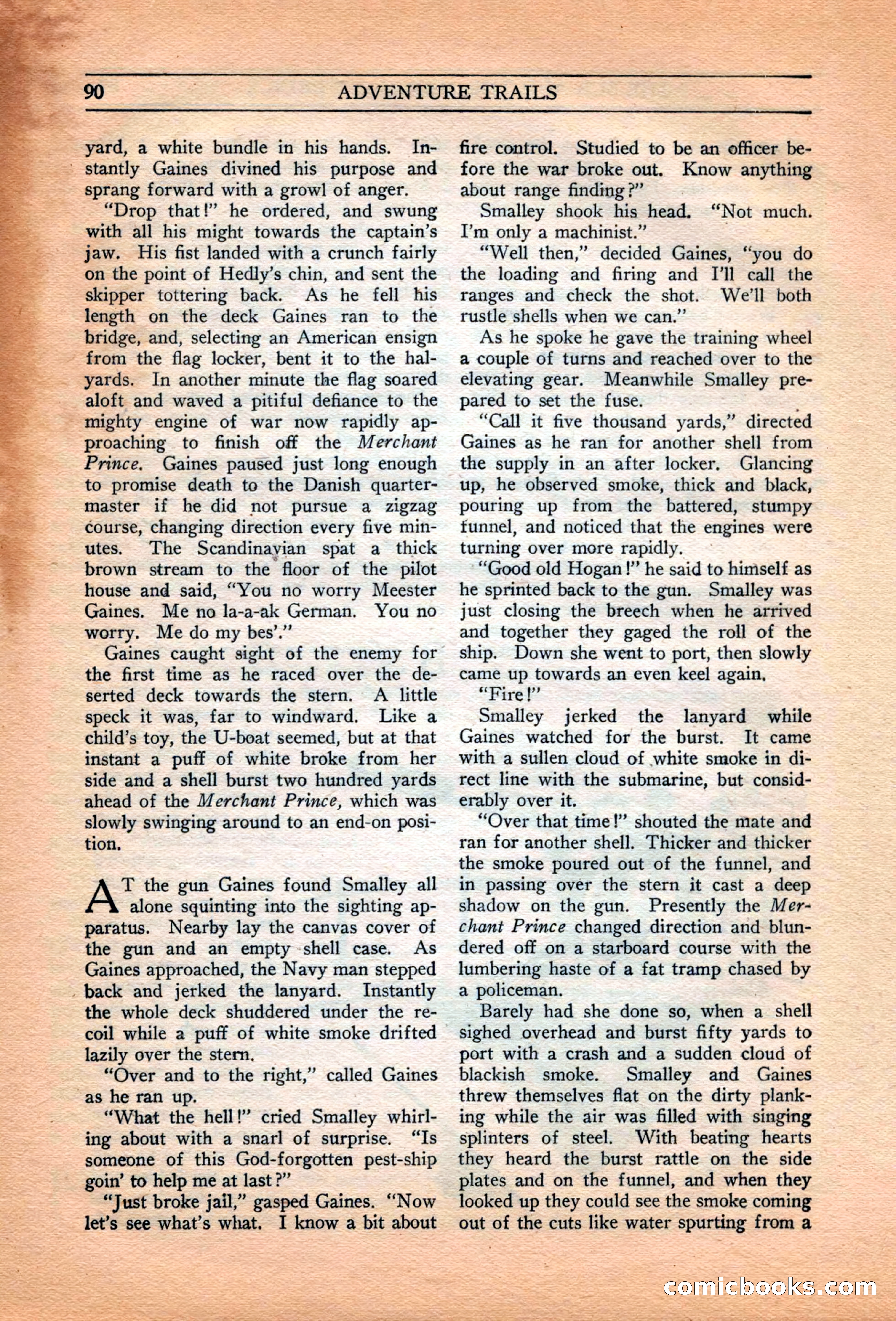 Adventure Trails, February 1929 — page 92 of 164