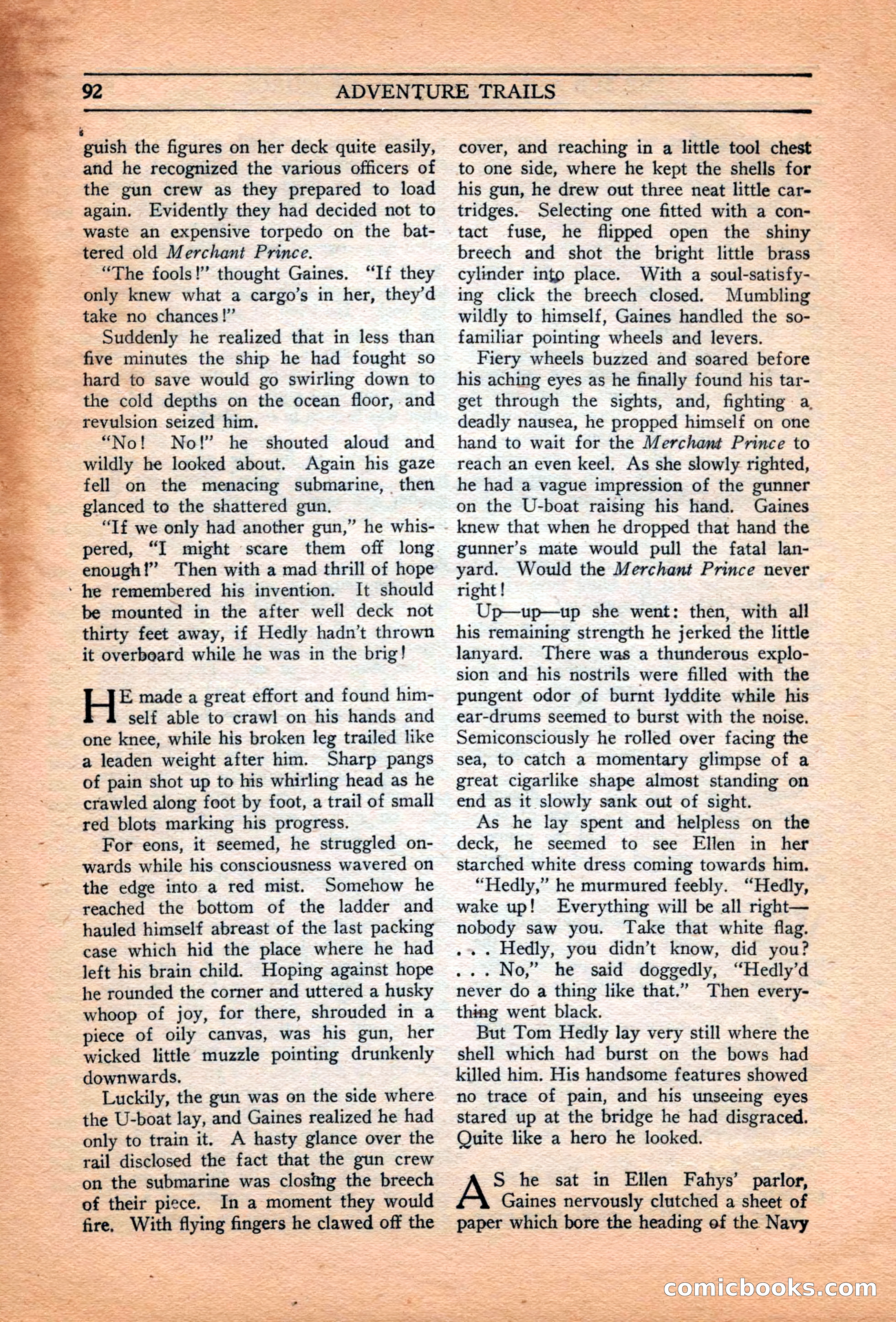 Adventure Trails, February 1929 — page 94 of 164