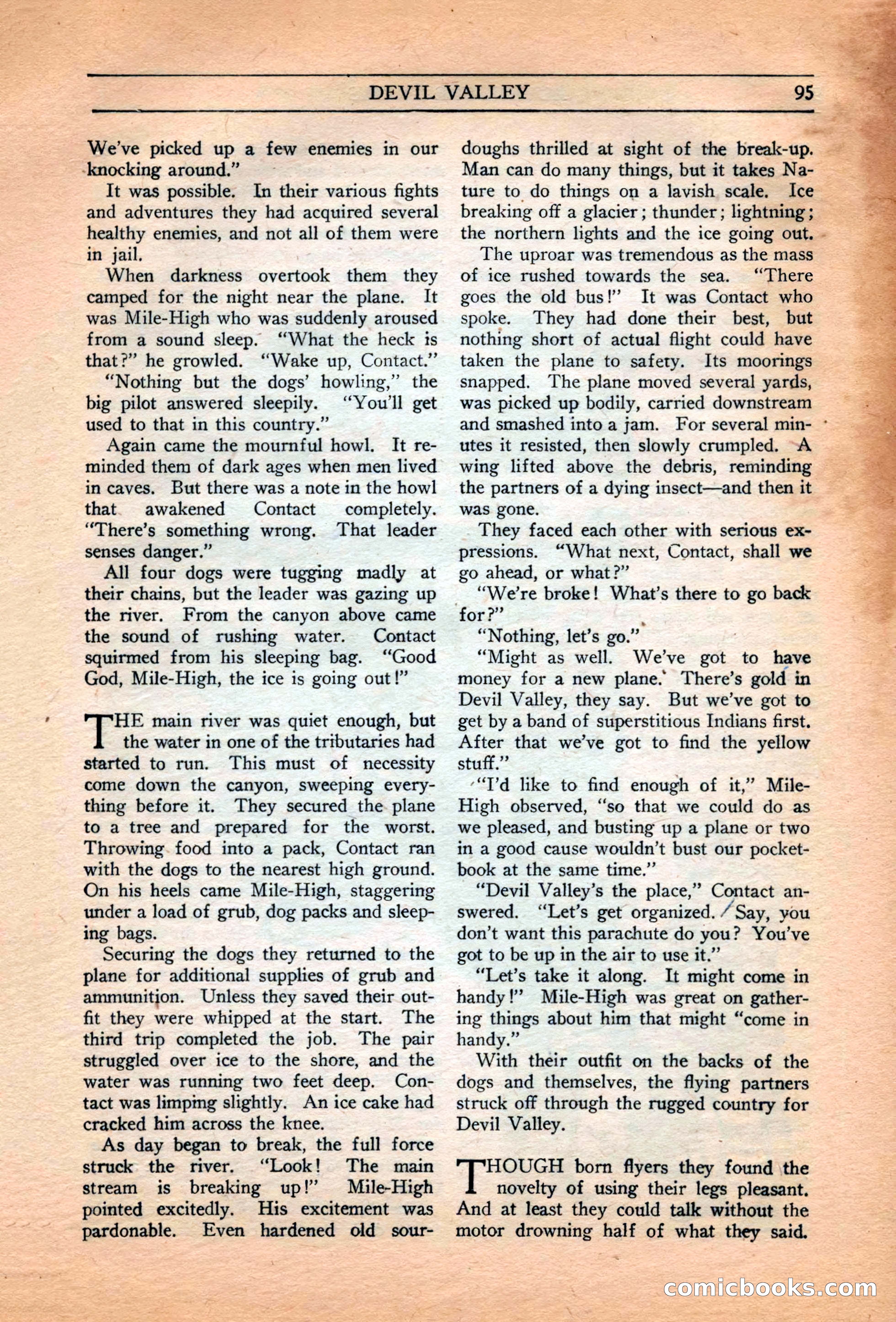 Adventure Trails, February 1929 — page 97 of 164