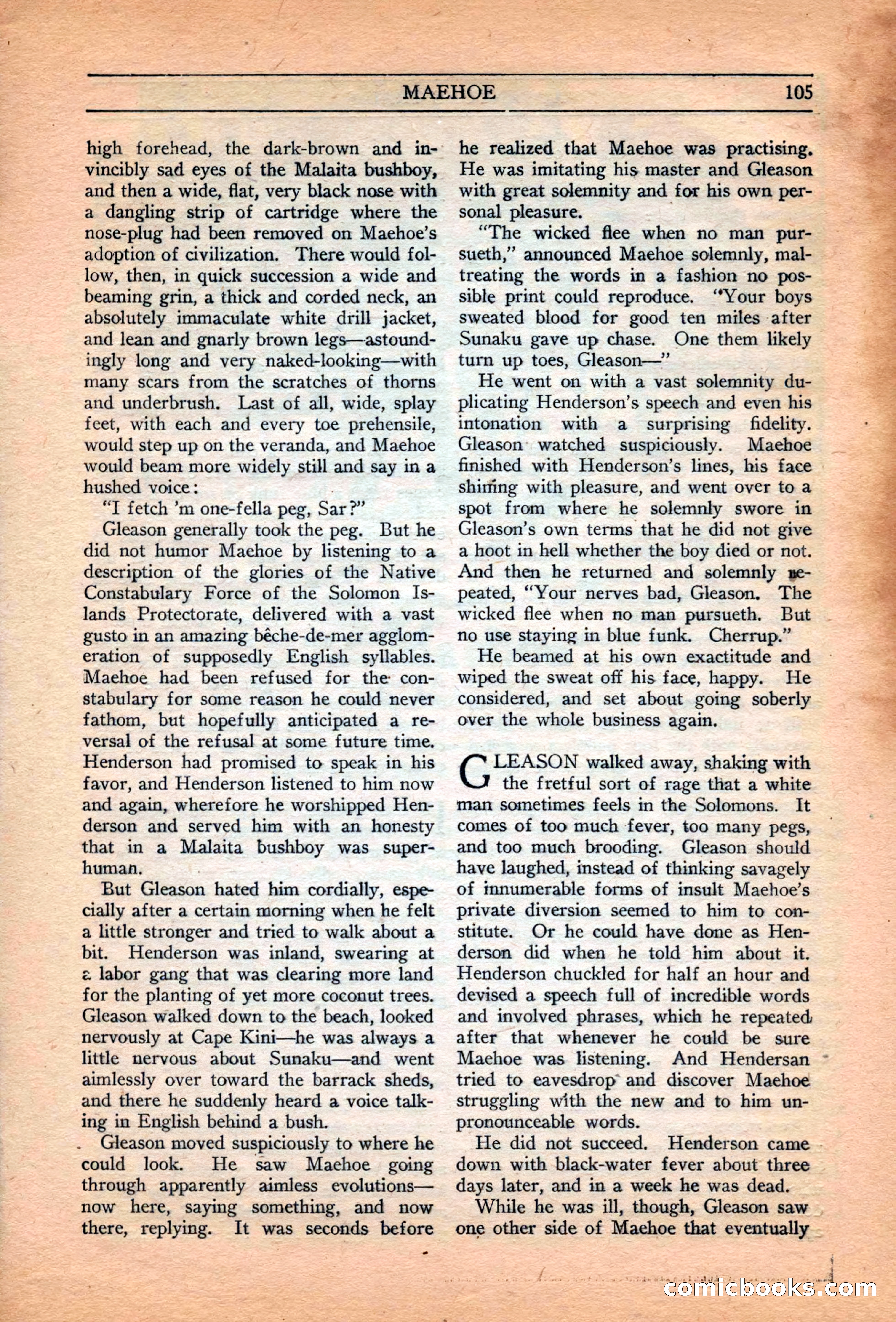 Adventure Trails, February 1929 — page 107 of 164