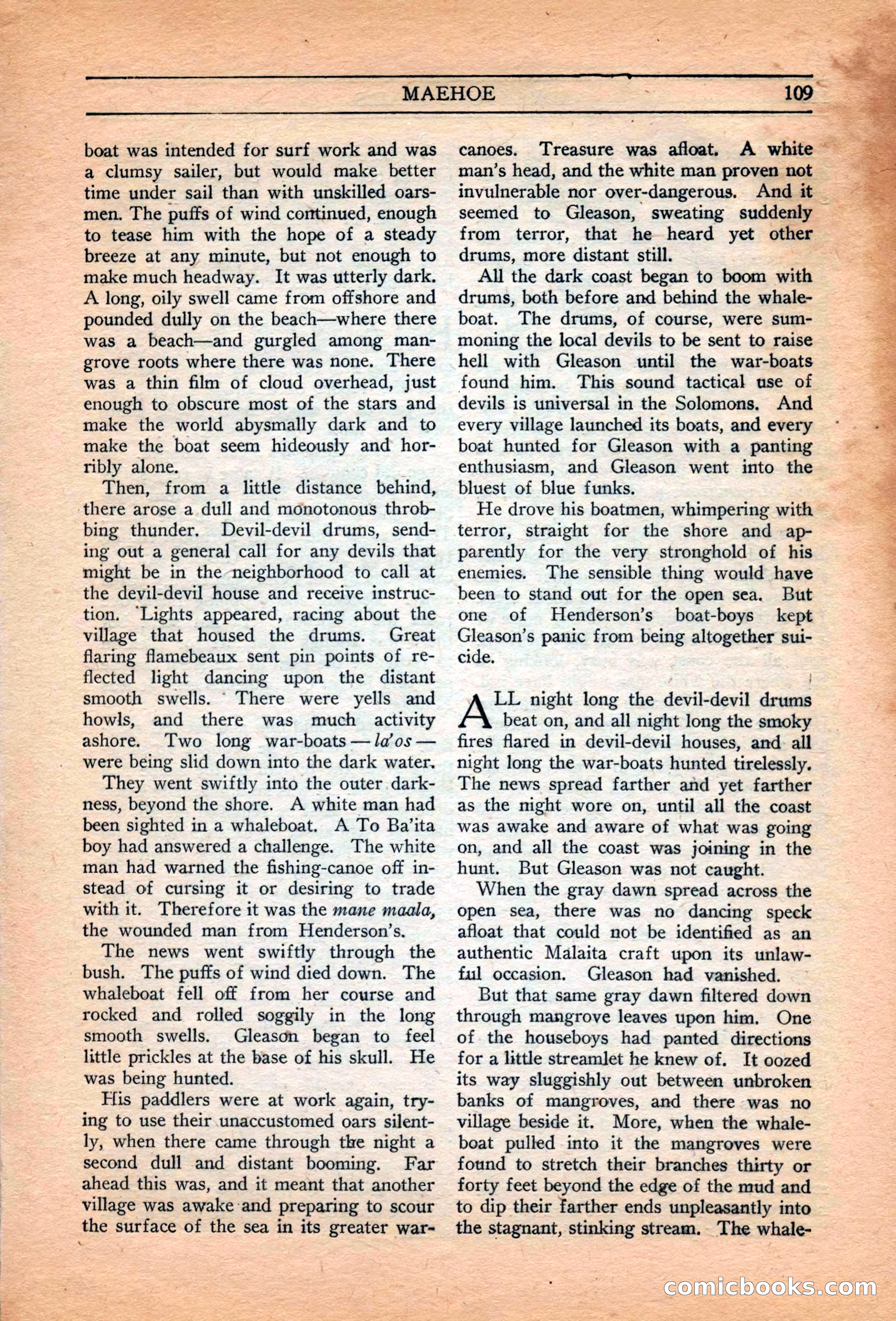 Adventure Trails, February 1929 — page 111 of 164