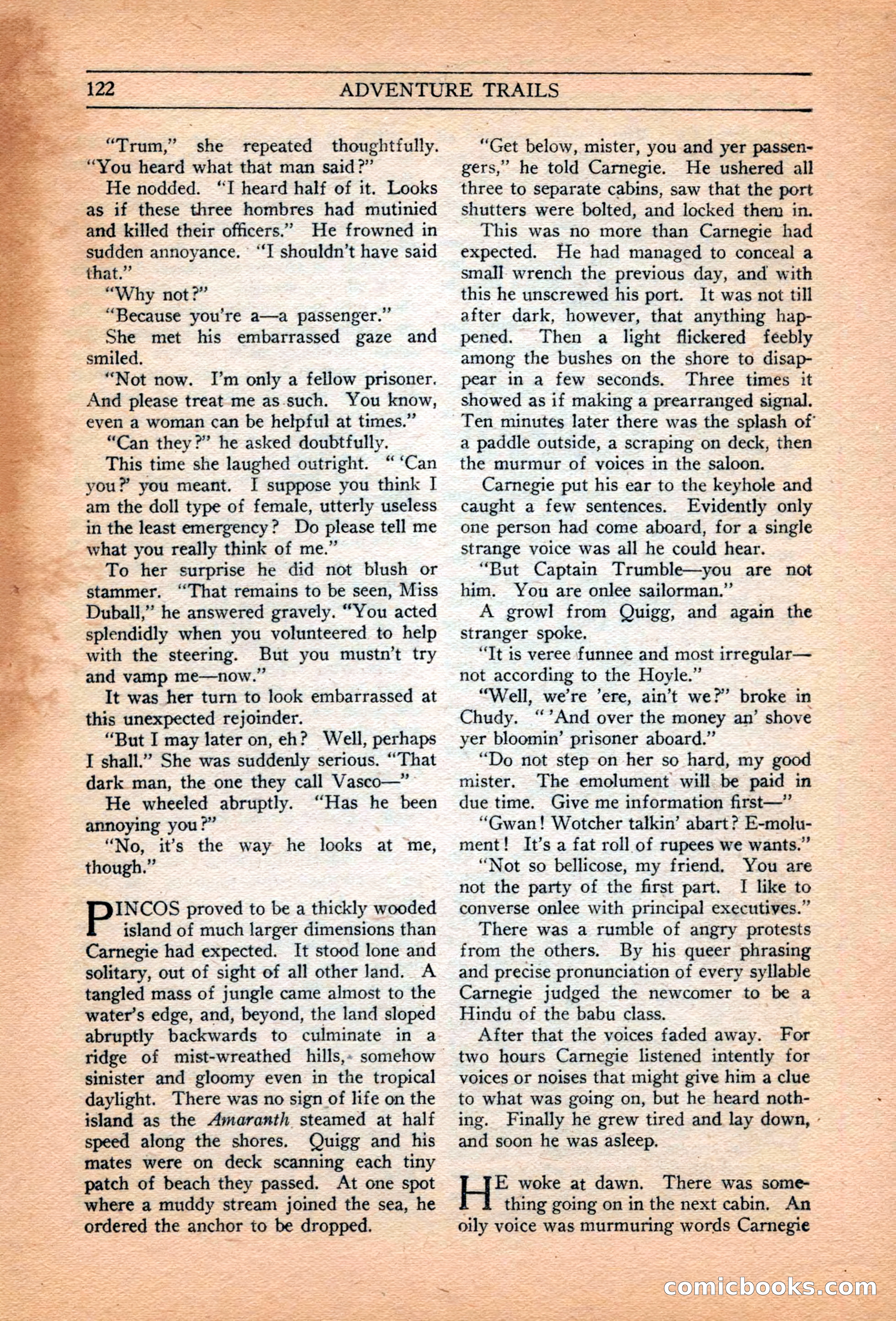 Adventure Trails, February 1929 — page 124 of 164