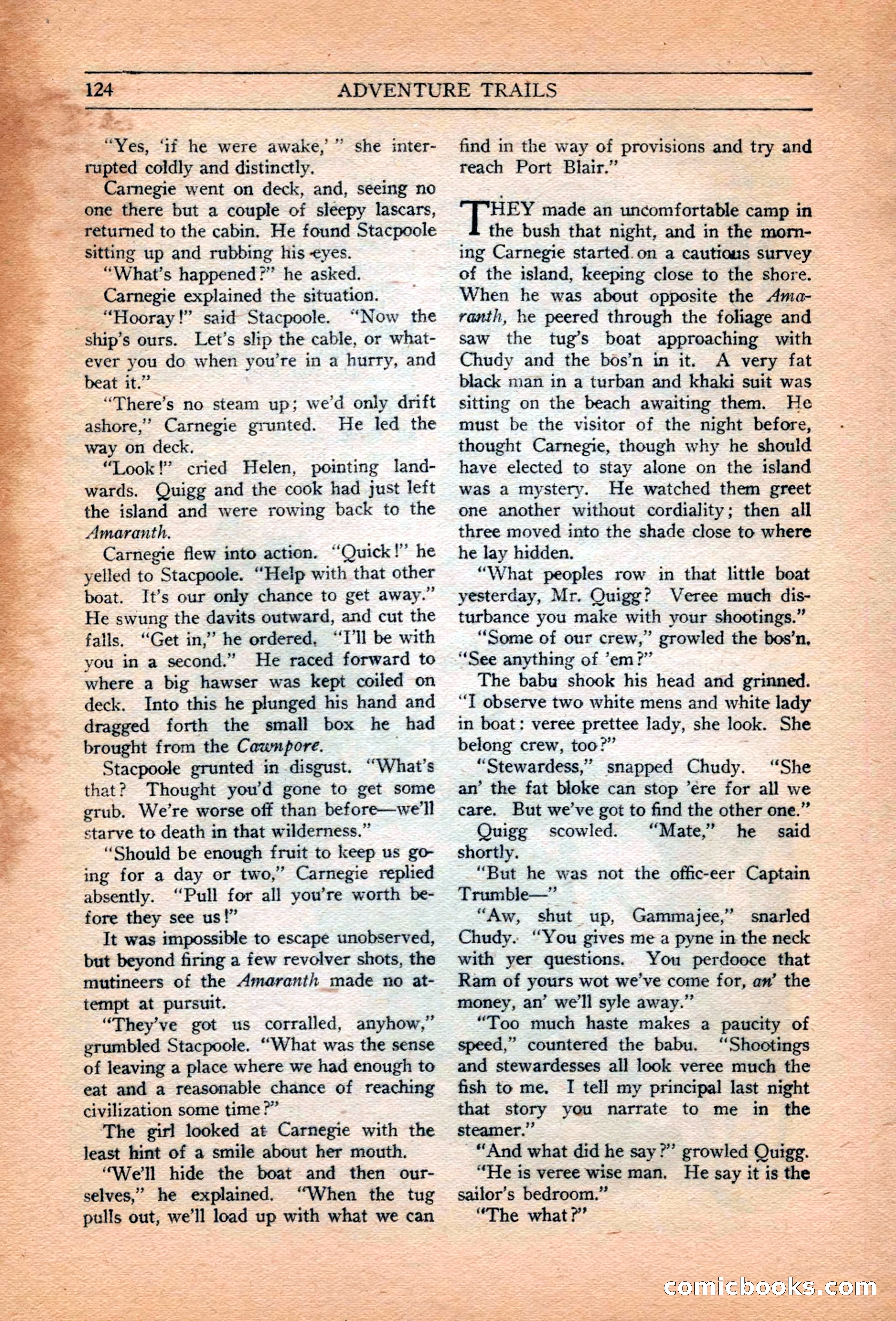 Adventure Trails, February 1929 — page 126 of 164