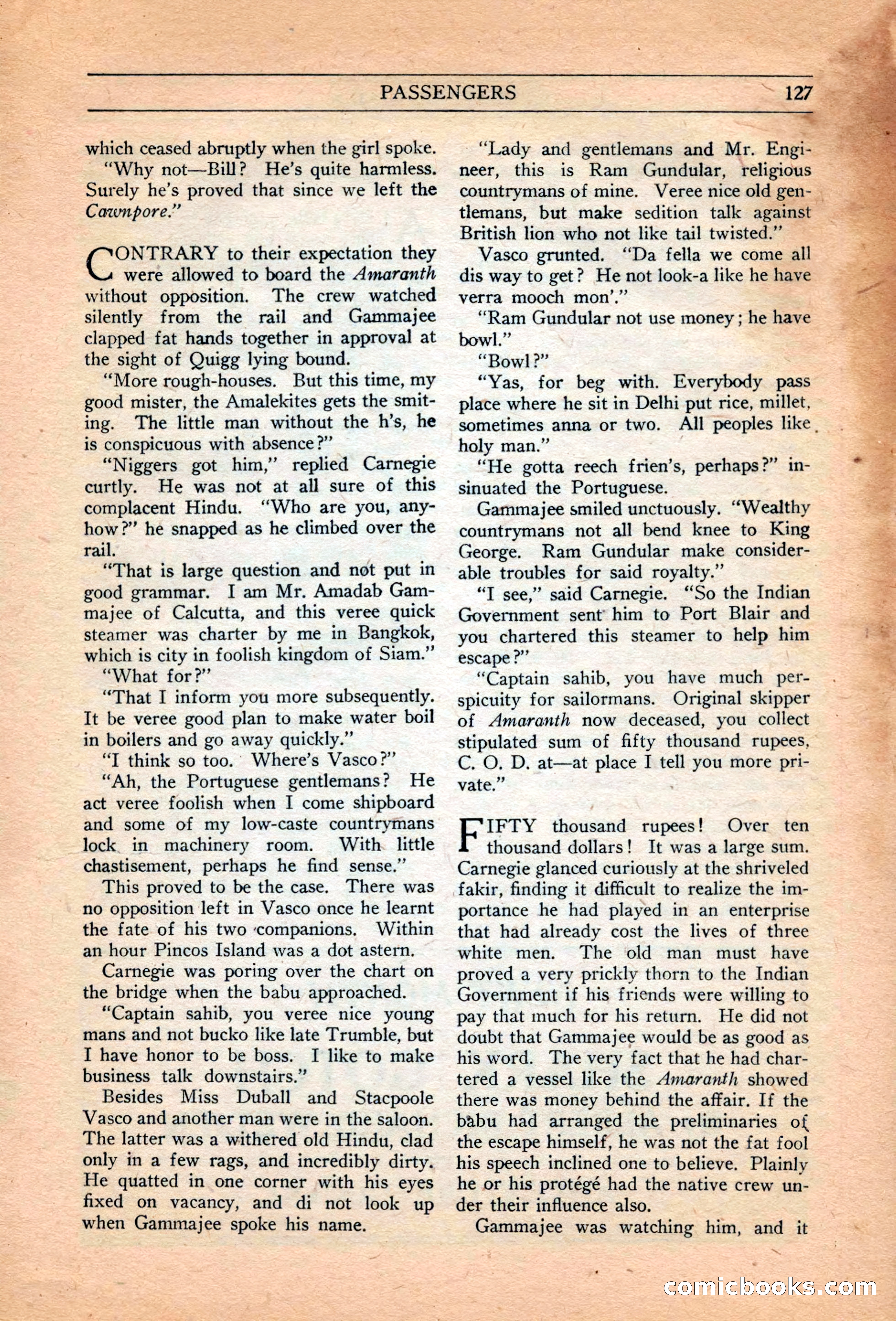 Adventure Trails, February 1929 — page 129 of 164