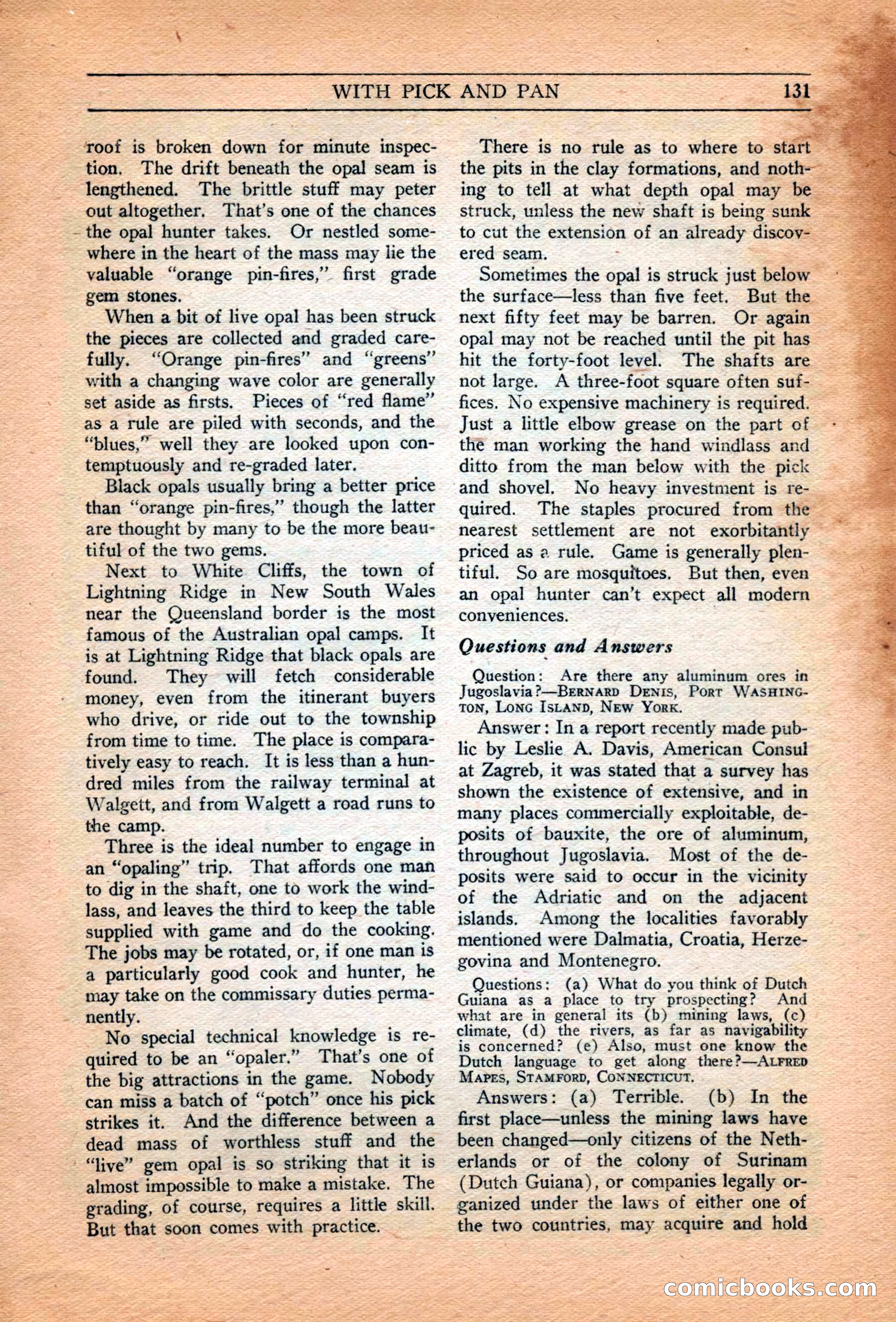 Adventure Trails, February 1929 — page 133 of 164