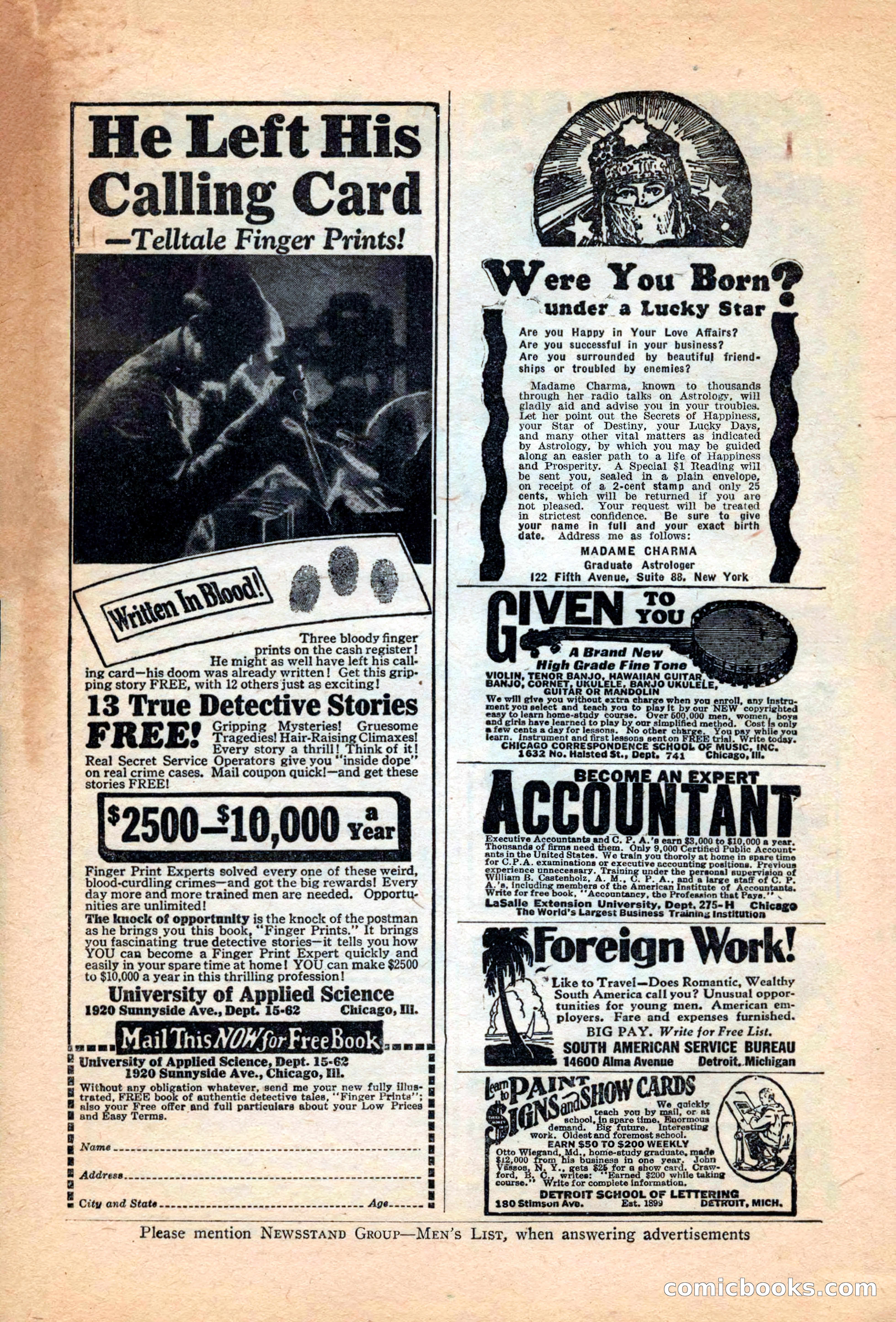 Adventure Trails, February 1929 — page 148 of 164