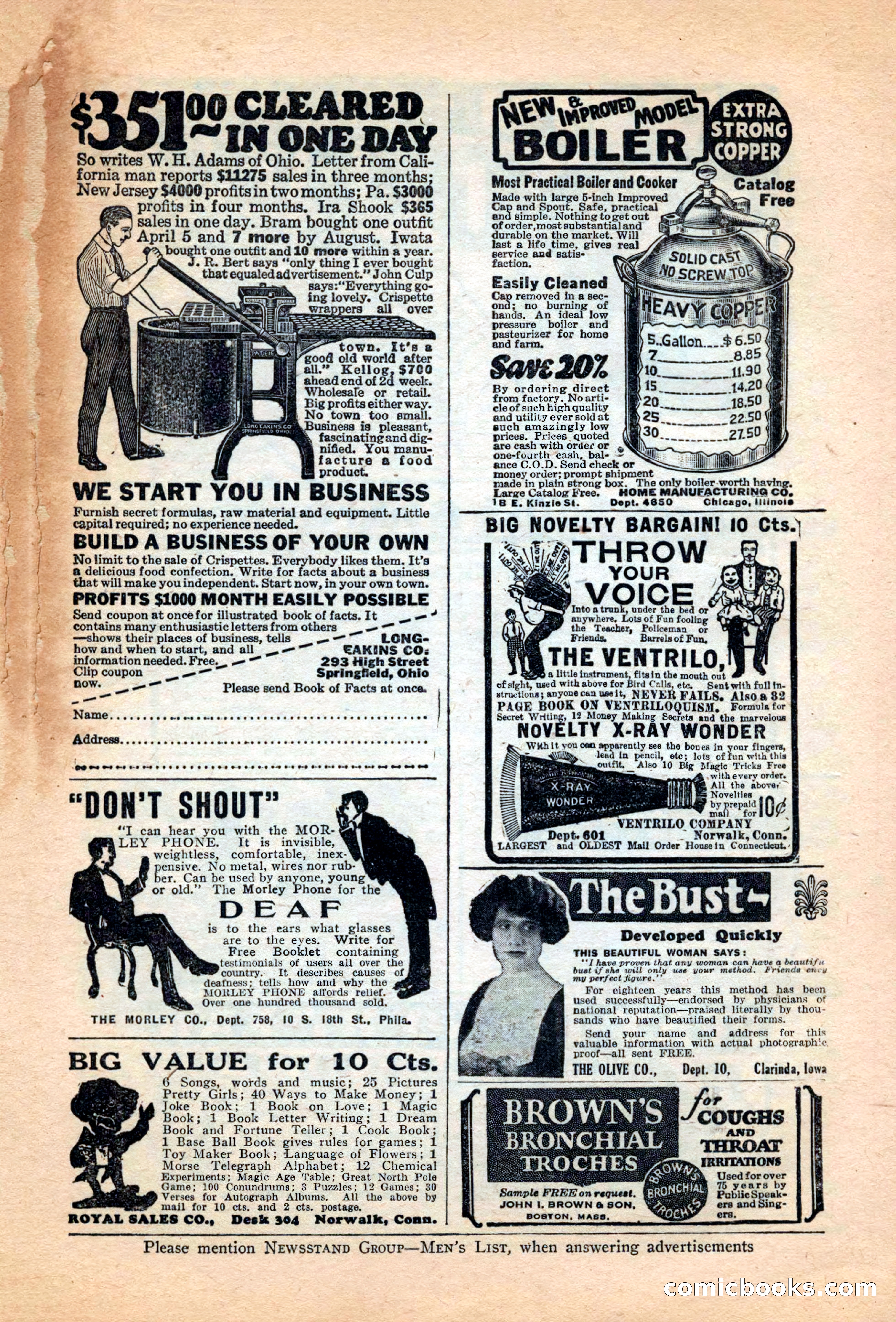 Adventure Trails, February 1929 — page 152 of 164