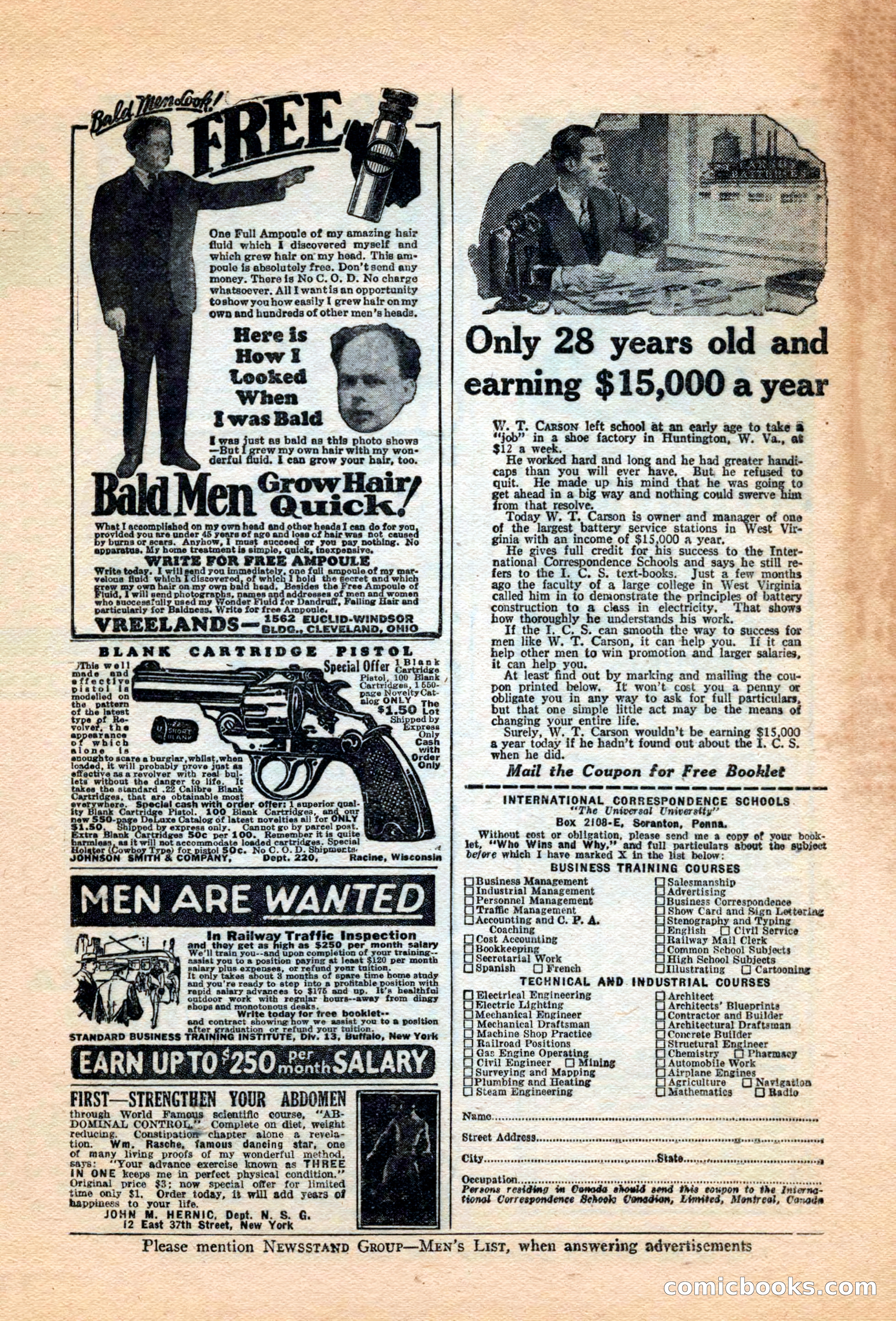 Adventure Trails, February 1929 — page 153 of 164