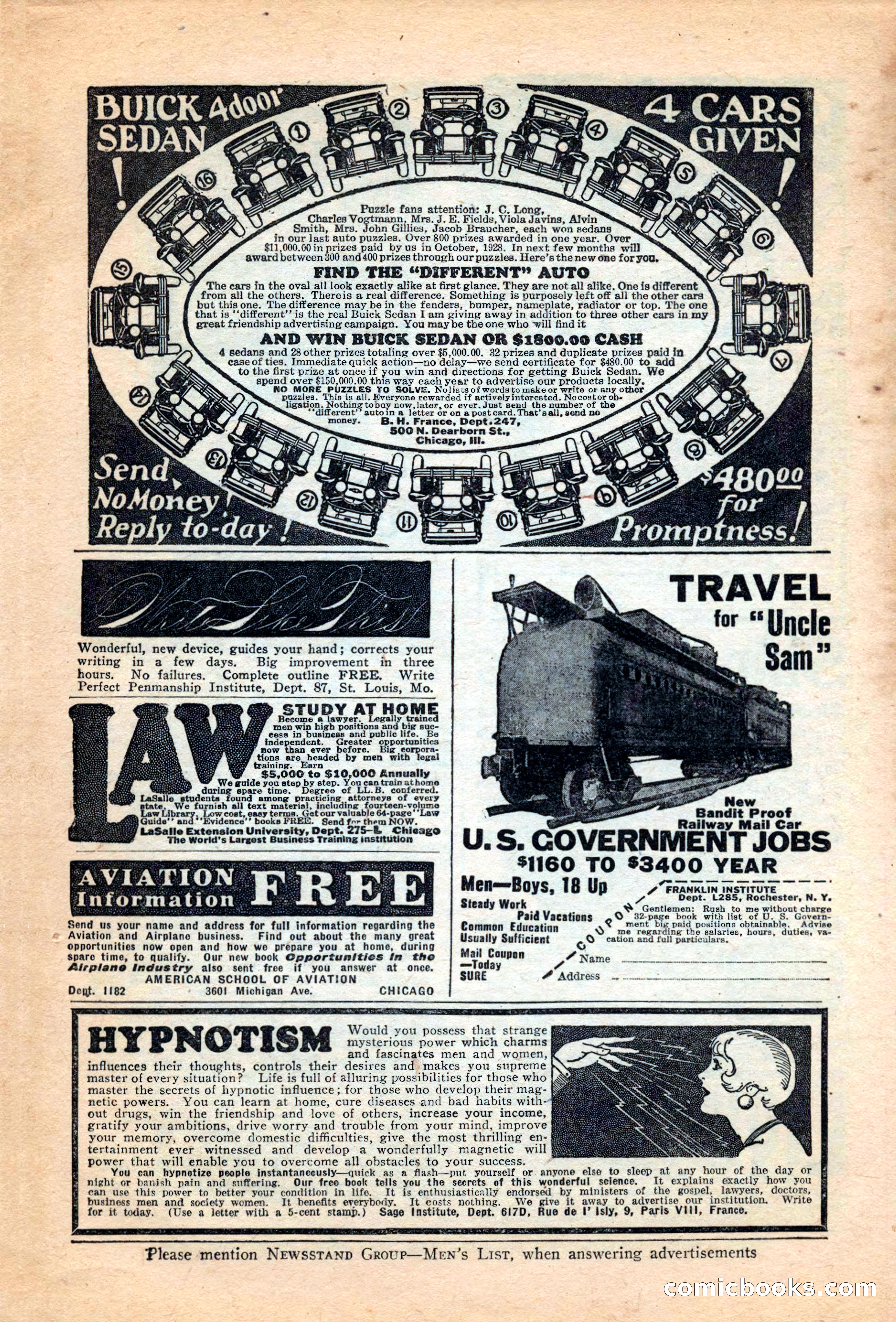 Adventure Trails, February 1929 — page 157 of 164