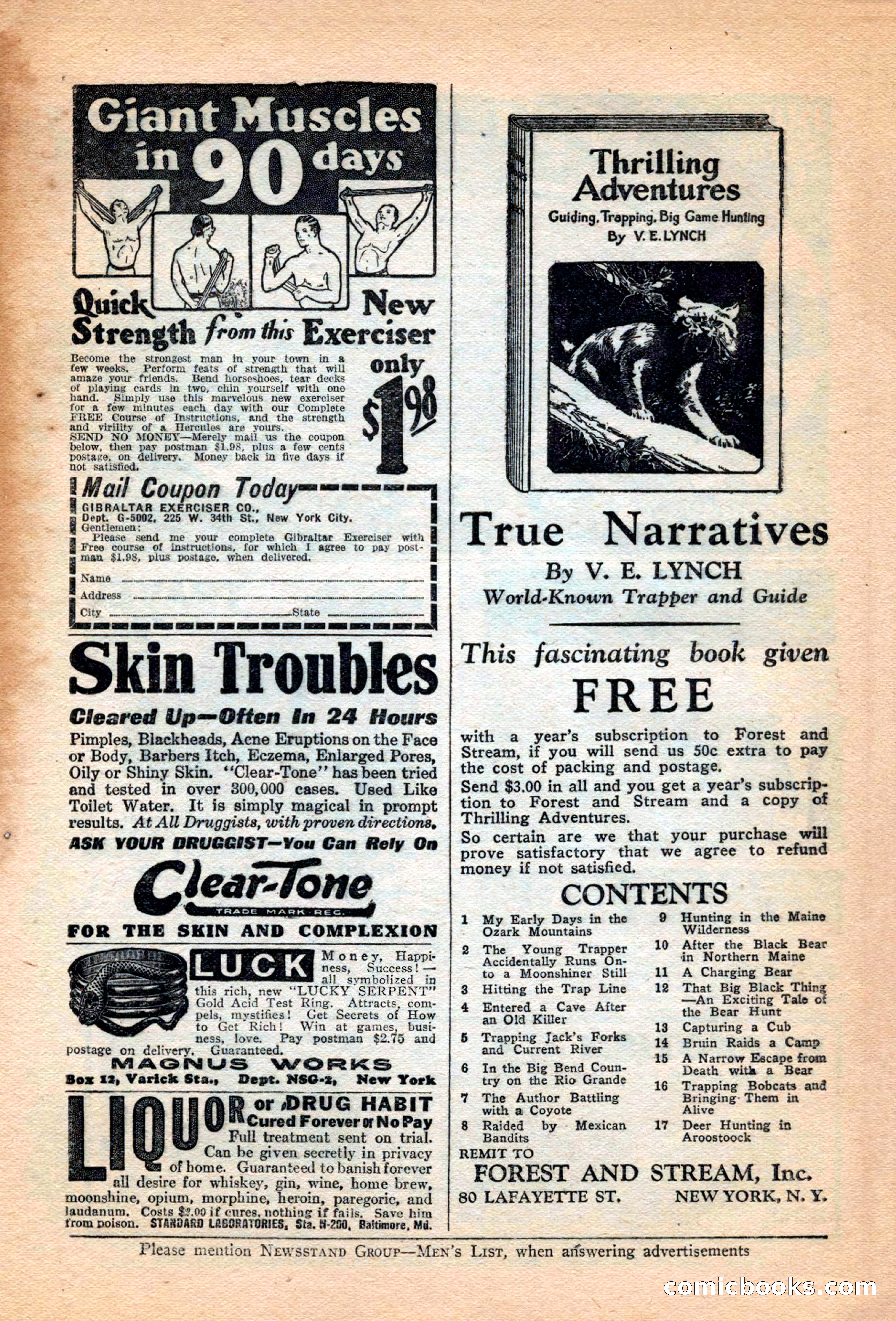 Adventure Trails, February 1929 — page 158 of 164