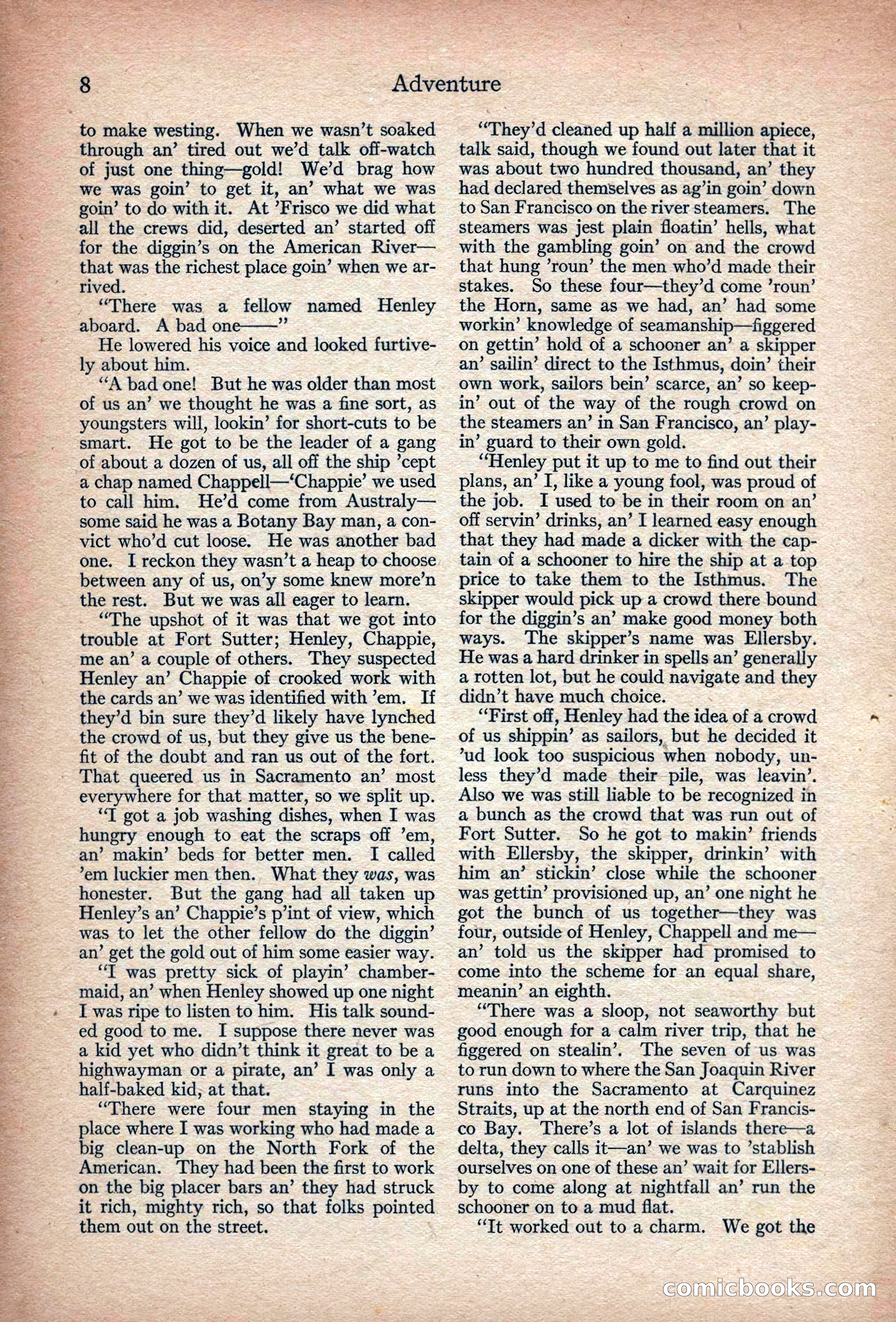 Adventure, November 1915 — page 10 of 228
