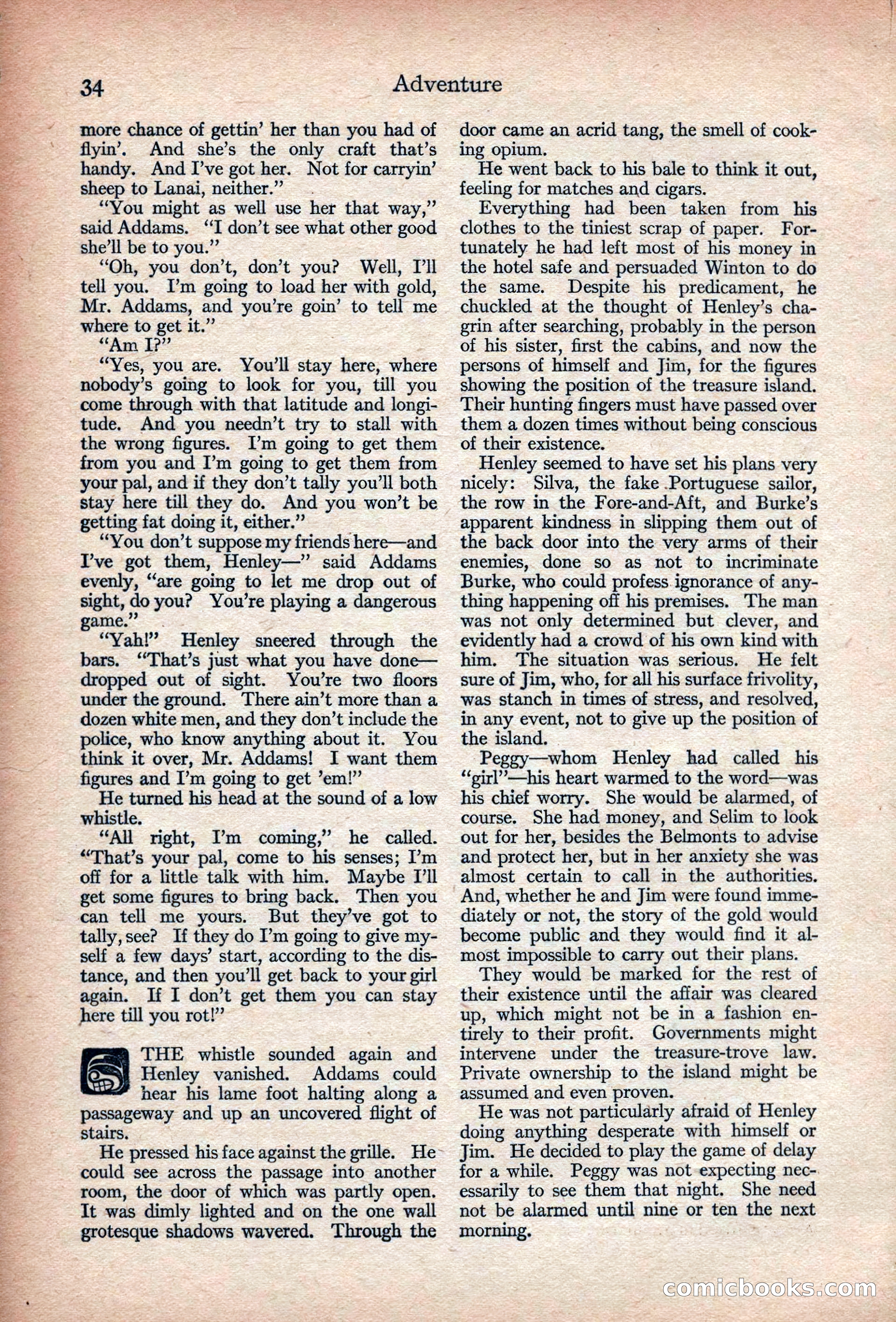 Adventure, November 1915 — page 36 of 228