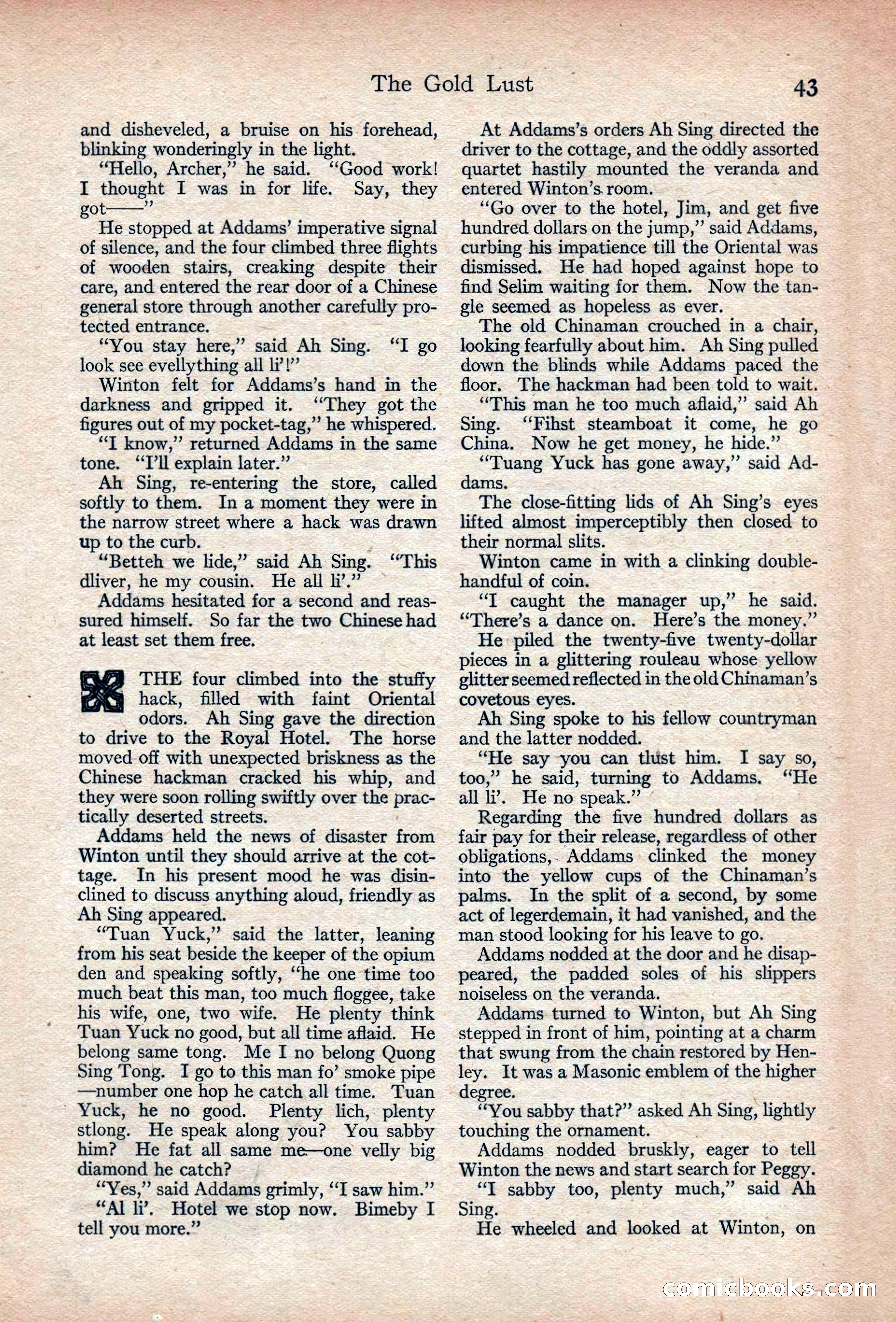 Adventure, November 1915 — page 45 of 228