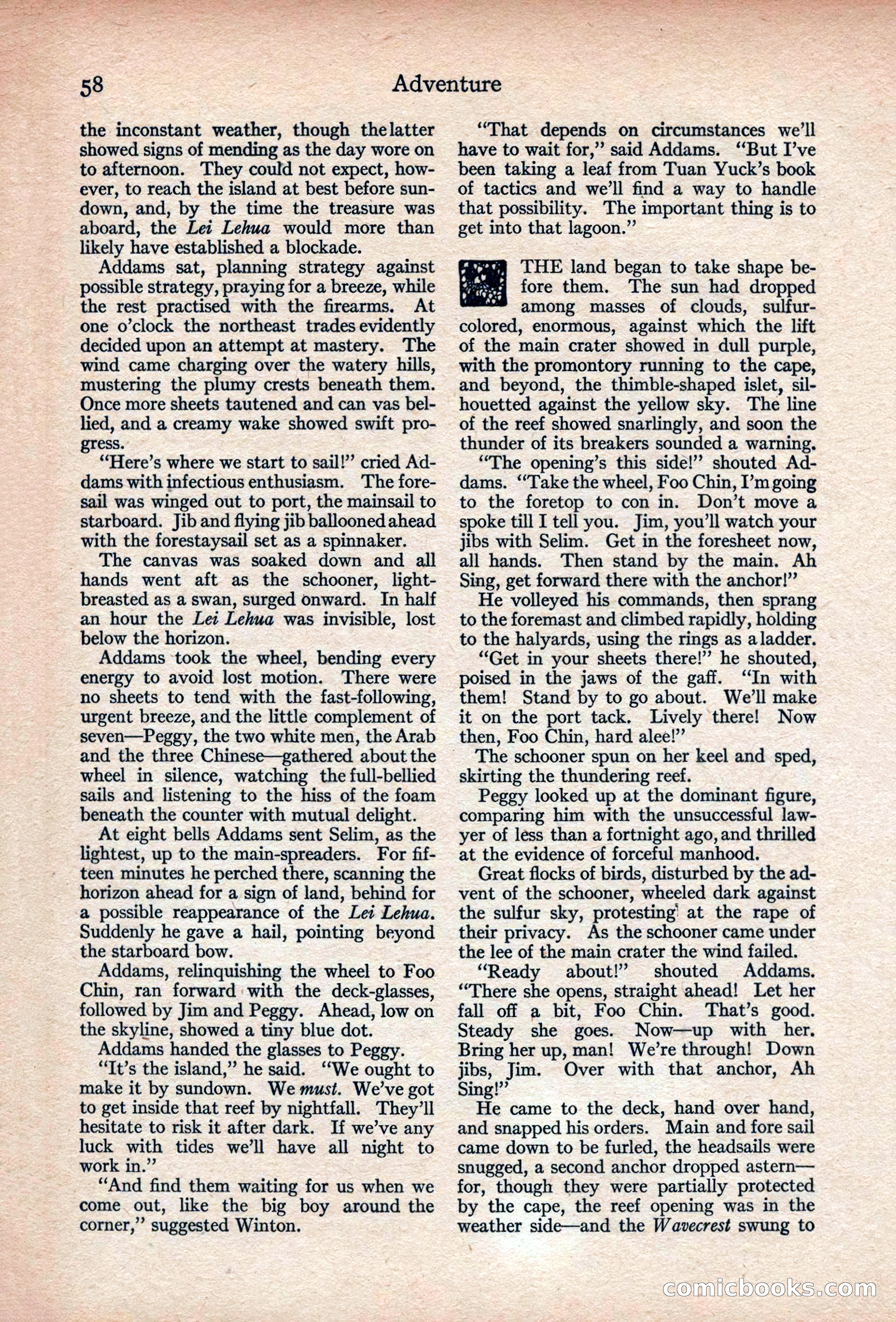 Adventure, November 1915 — page 60 of 228