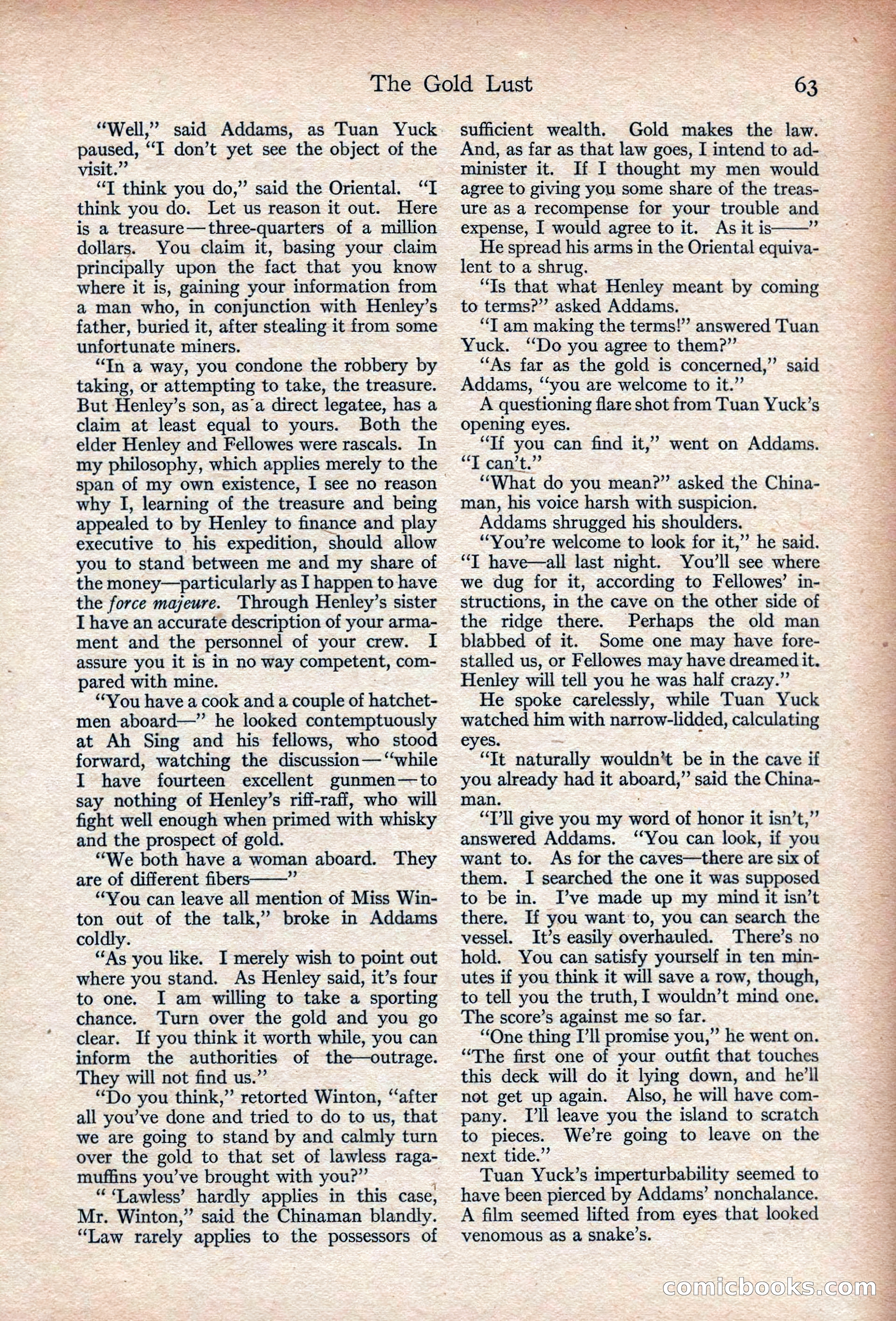 Adventure, November 1915 — page 65 of 228