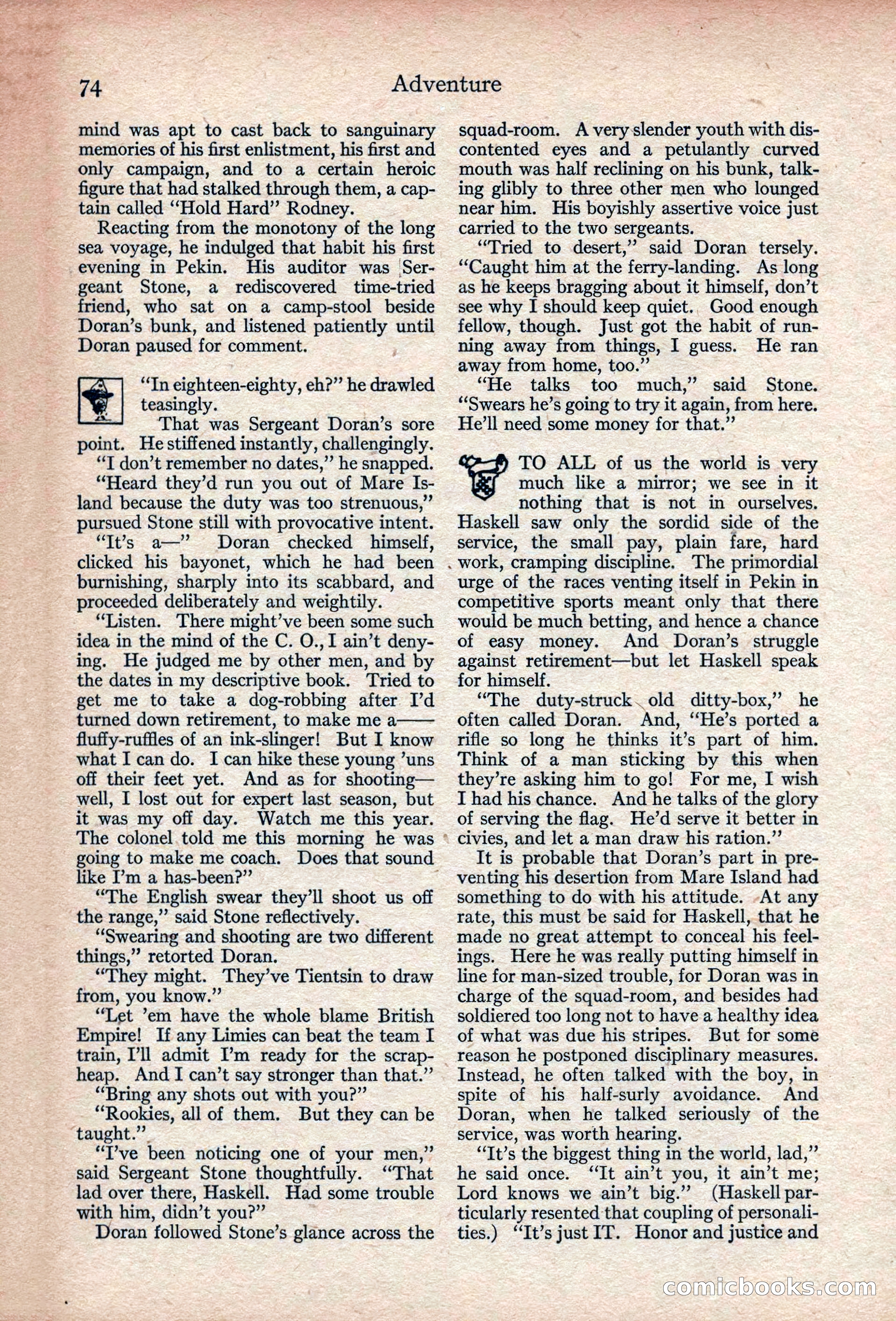 Adventure, November 1915 — page 76 of 228
