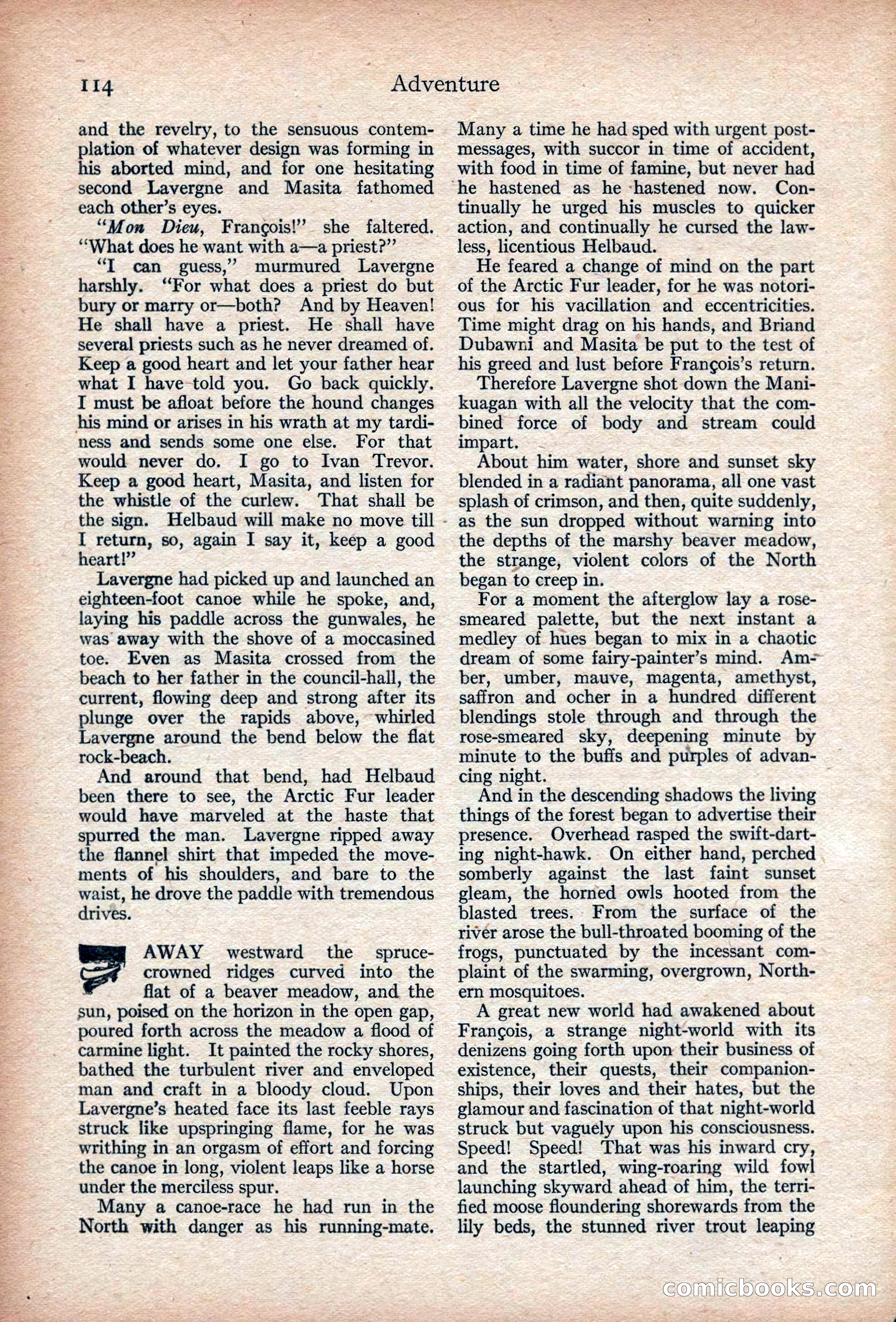 Adventure, November 1915 — page 116 of 228