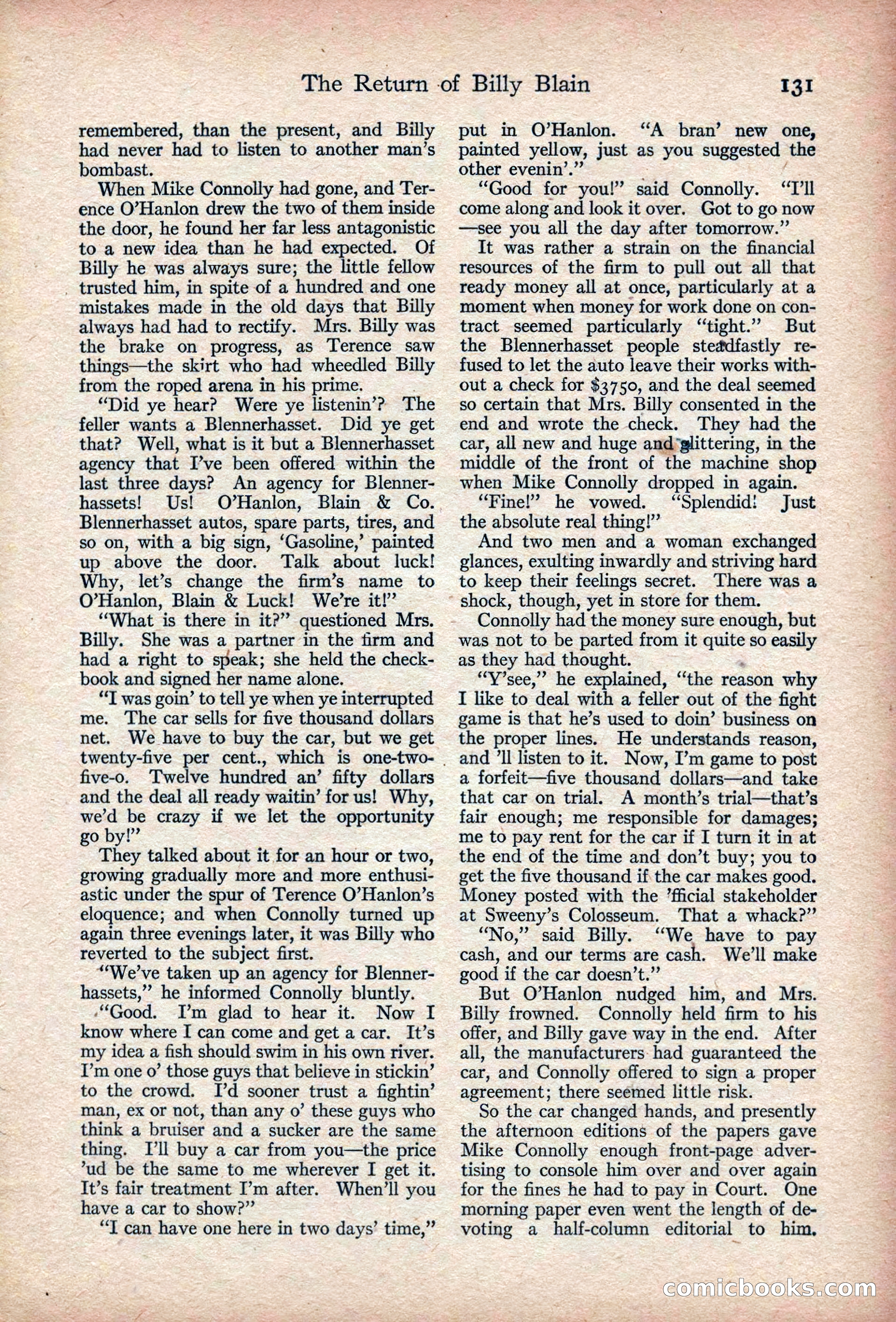 Adventure, November 1915 — page 133 of 228