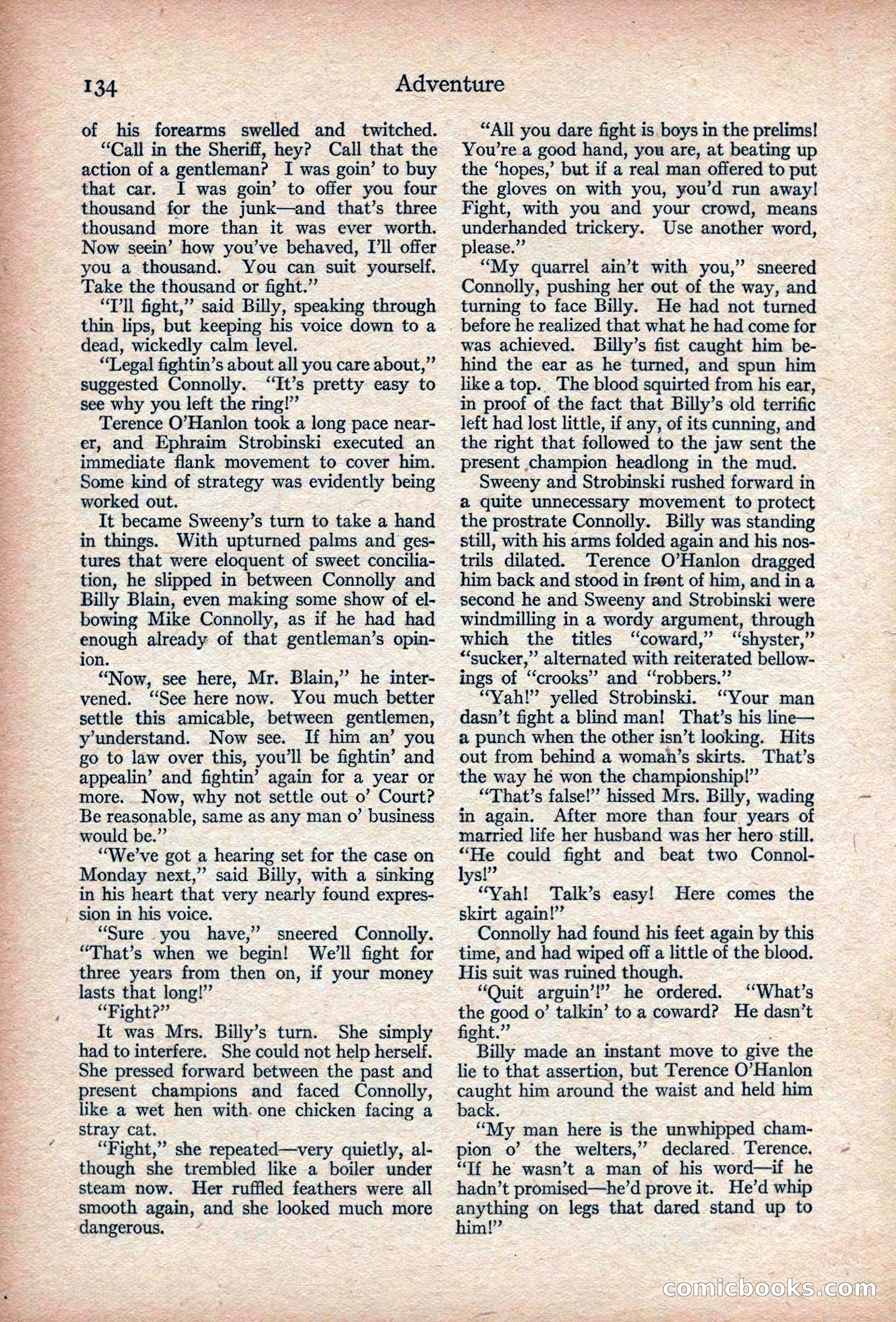 Adventure, November 1915 — page 136 of 228